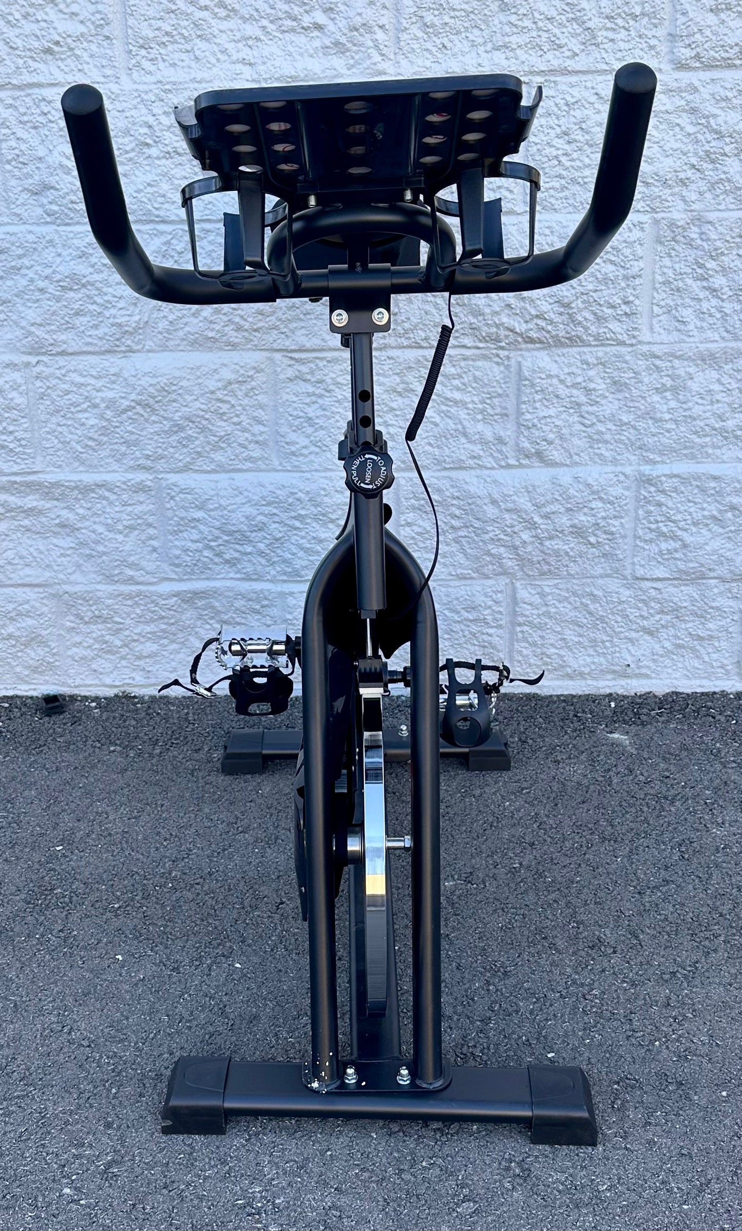 Exercise Stationary Bike for Home Indoor Cycling, Home Cardio, Gym, Workout with LCD Mount, and Monitor, Silent Belt Drive (W548)