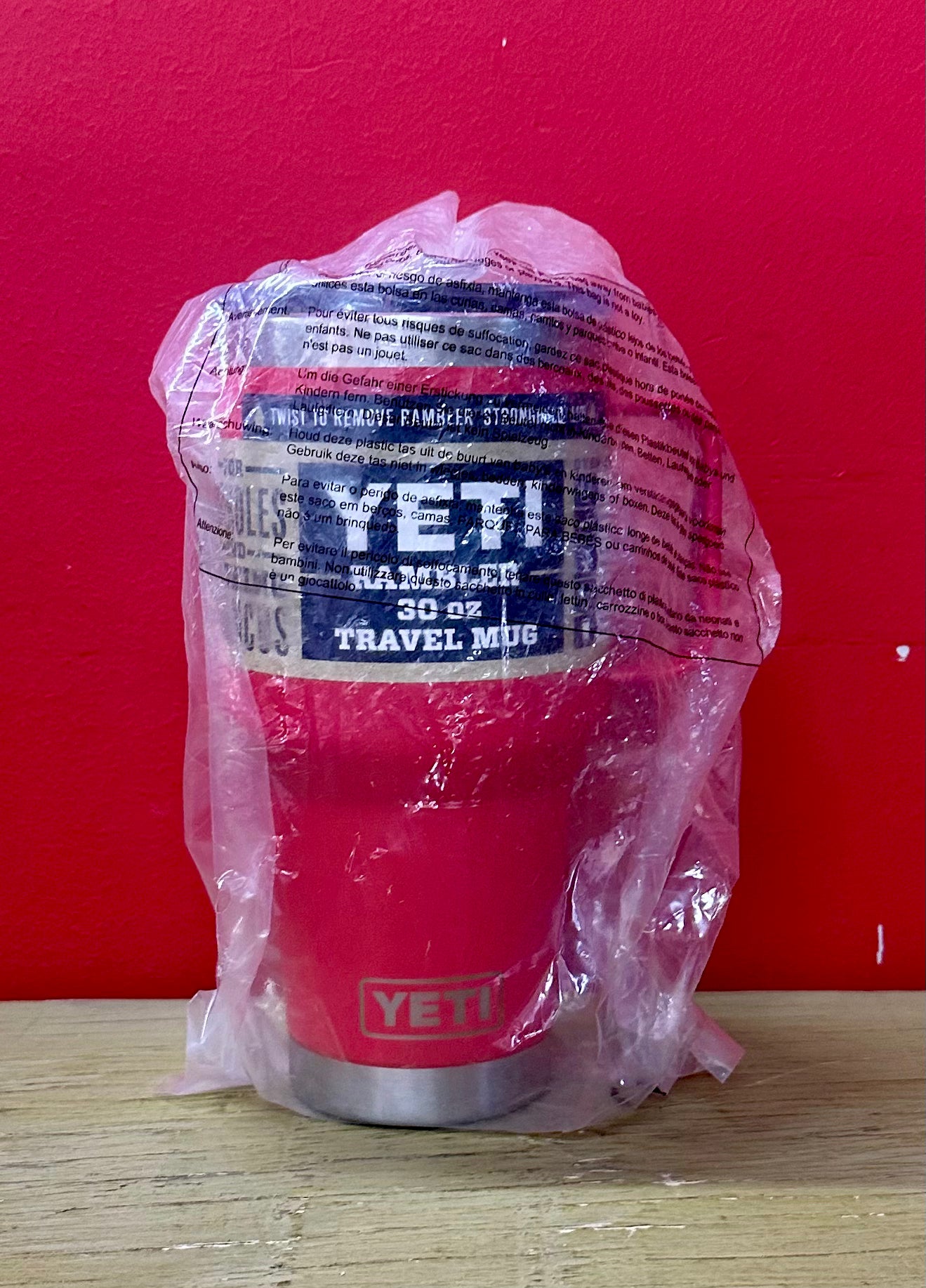 YETI Rambler 30 oz Travel Mug, Stainless Steel, Vacuum Insulated with Stronghold Lid
