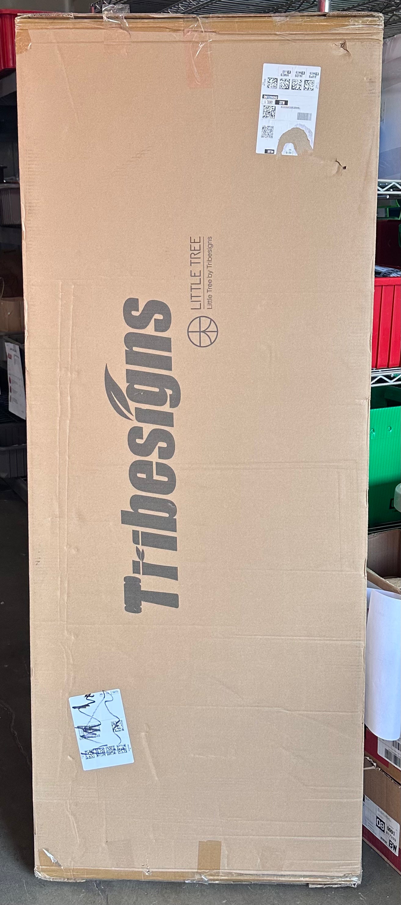 Tribesigns Computer Desk, 63 inch Large Office Desk, Computer Table, Study or Writing Desk, Workstation for Home Office, Rustic Brown (O459)