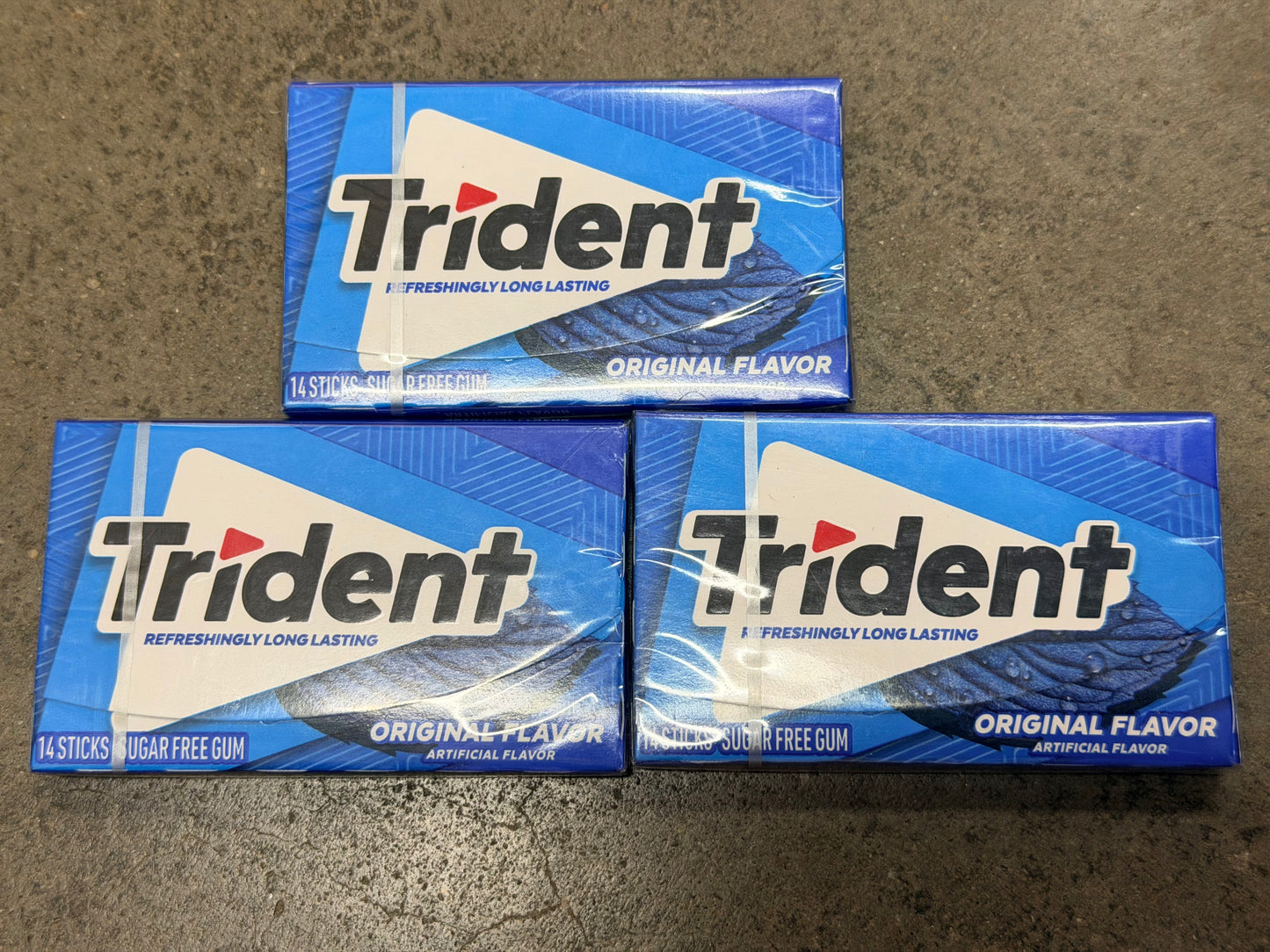 3 Packages Trident Gum