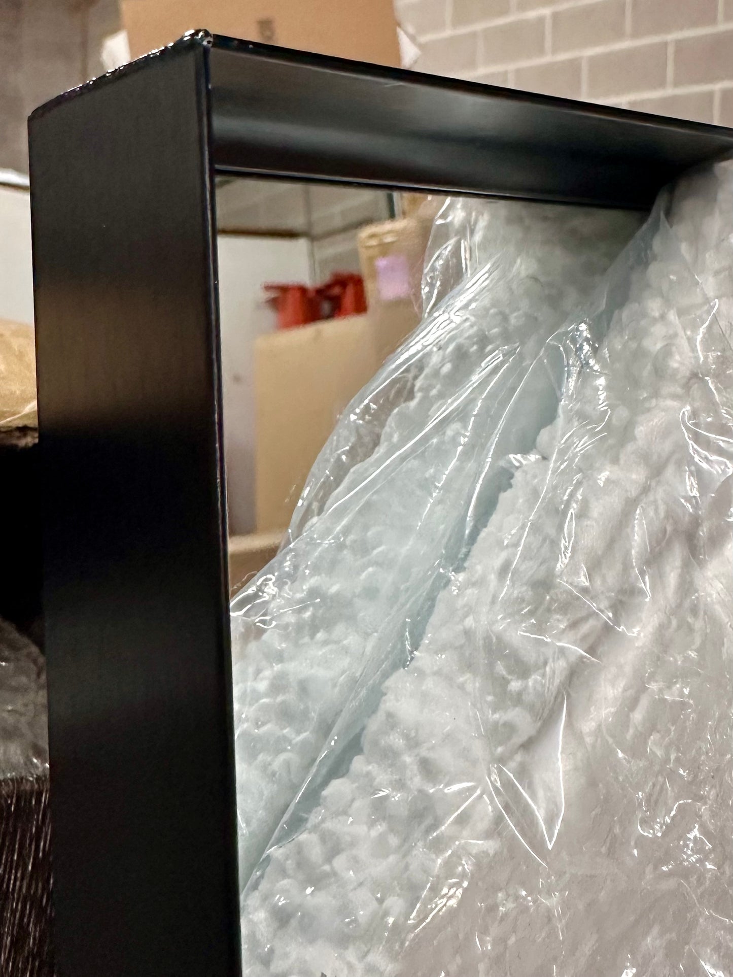 Koonmi Bathroom Mirror, 30x71 Bathroom Wall-Mounted Mirror, Modern Vanity Mirror, Aluminum Alloy Frame Hang Horizontally or Vertically (M424)