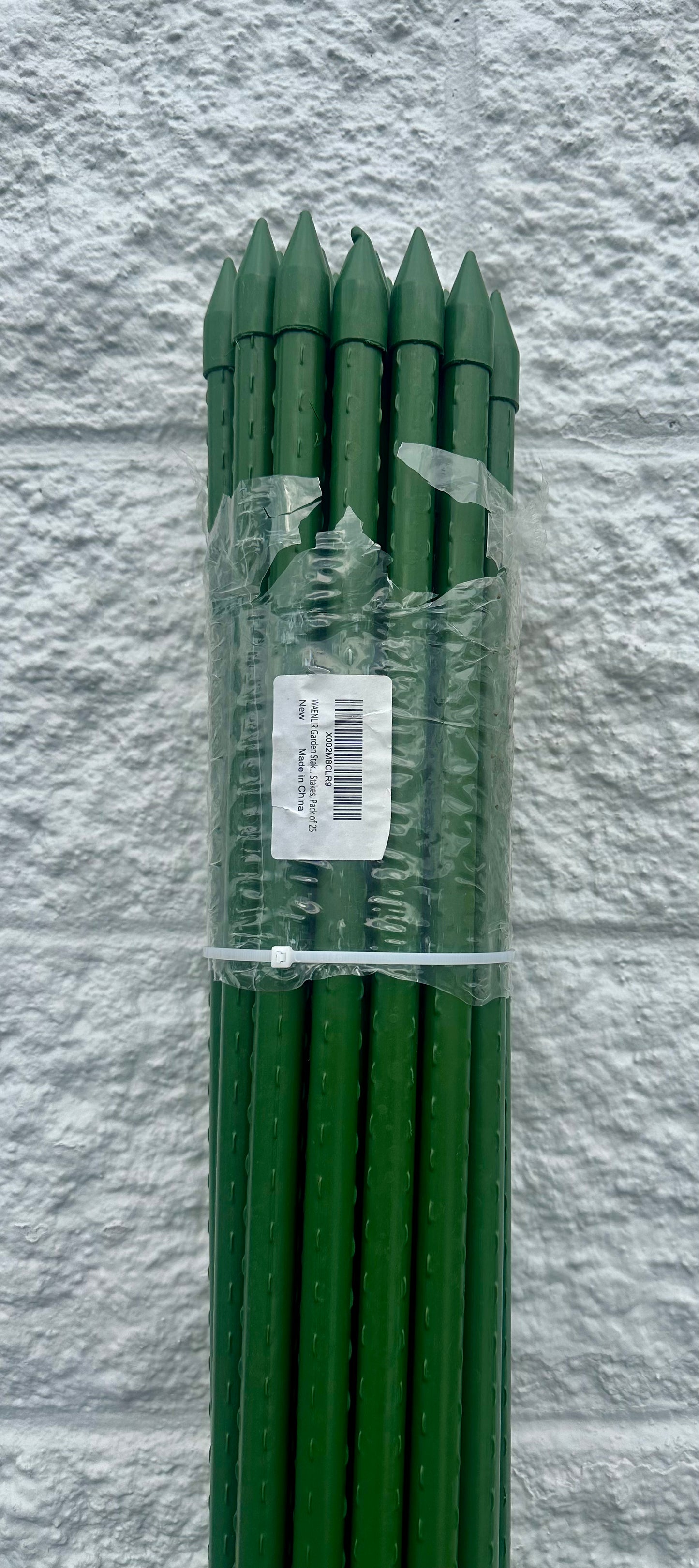 Garden Stakes 84 inch 7ft Sturdy Tomato Stakes, Plant Stakes for Outdoor Plants, Metal Plant Support Sticks for Gardening, Pack of 25