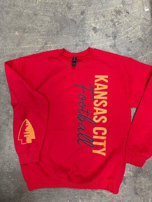 Kansas City Football Crew Sweatshirt
