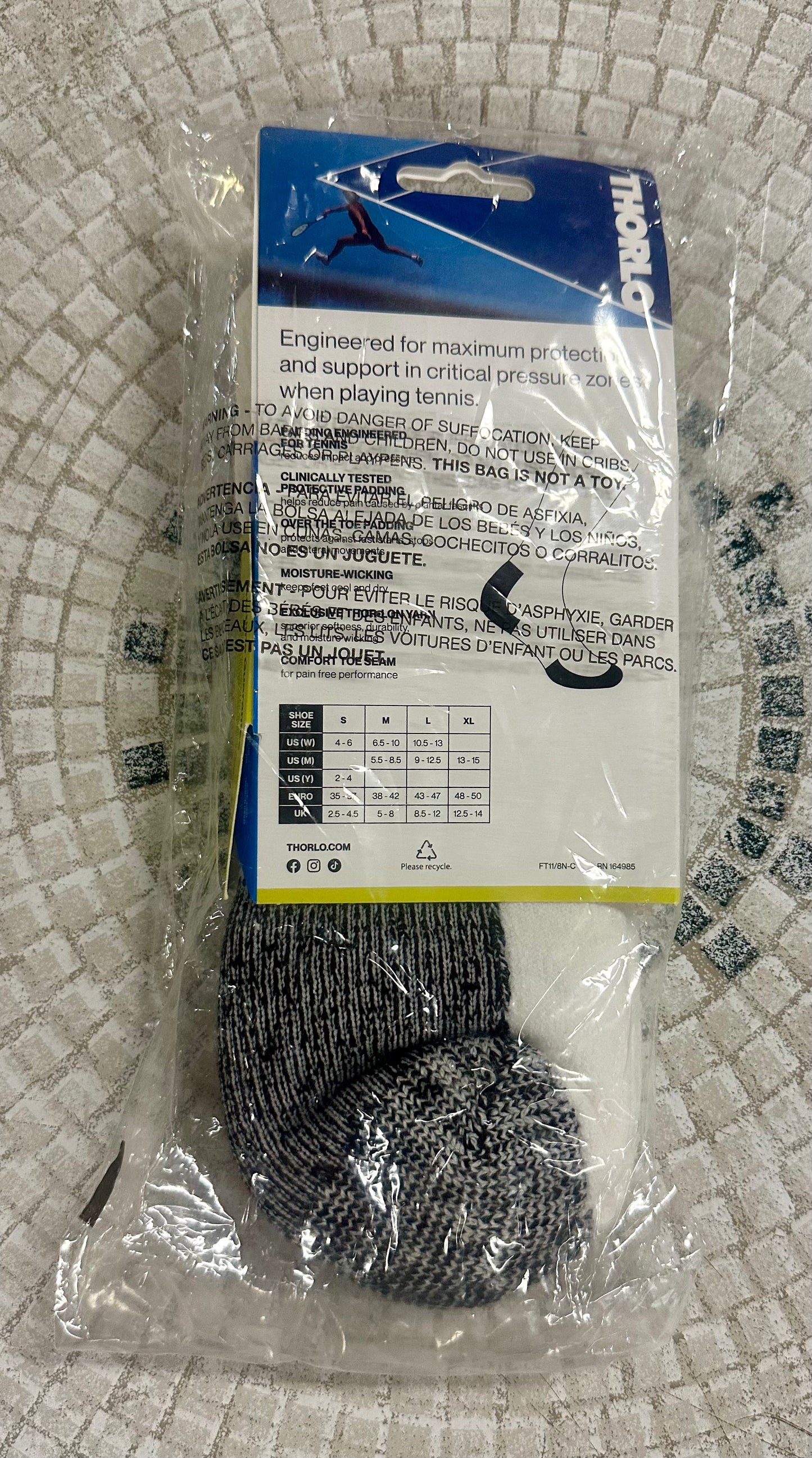 Thorlos Tennis Crew 1-Pair Pack