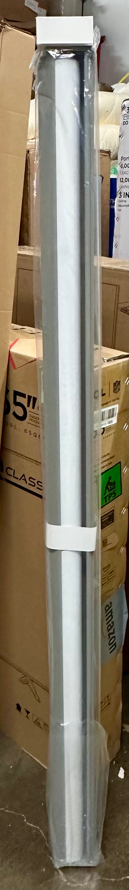 Joydeco 100% Blackout Roller Shades, Cordless Blinds for Windows, Free-Stop Shades, UV Protection, Natural Woven Blinds for Home and Office, Light-Proof Aluminum Cover (Gray, 59" W x 75" H) (L1040)