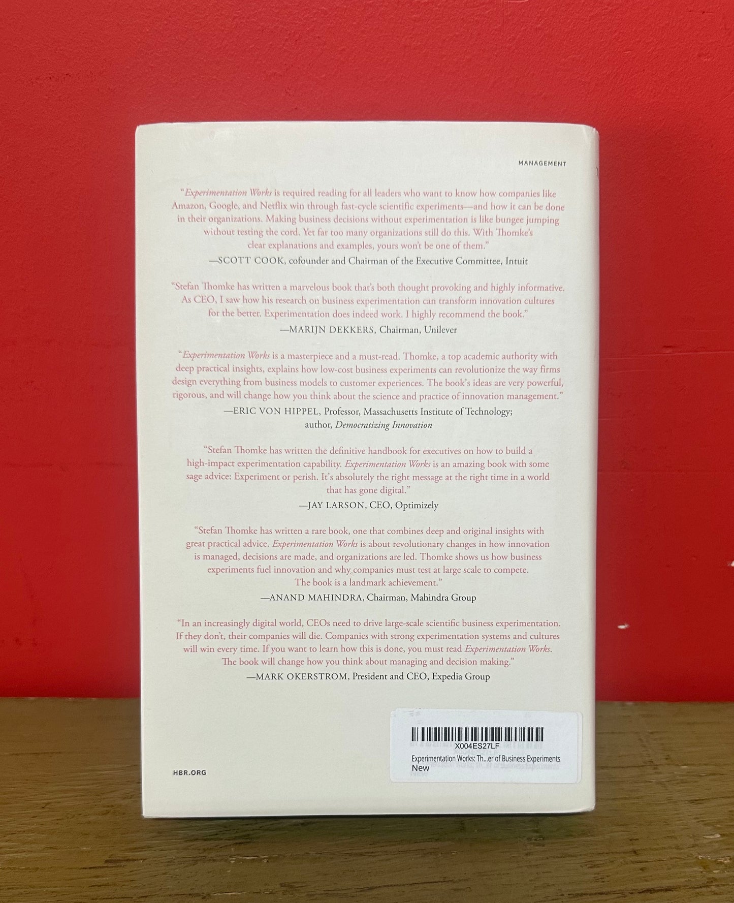 Experimentation Works: The Surprising Power of Business Experiments (Hardcover)