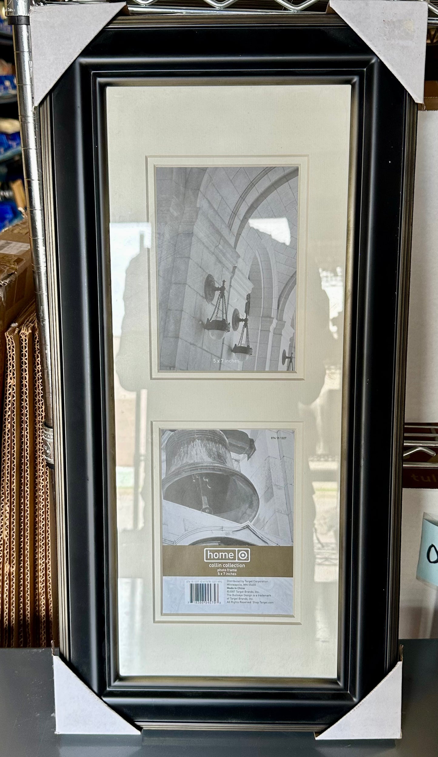 Collage Picture Frame, Target Home, Collin Collection, with two 5”x7” Matted Openings