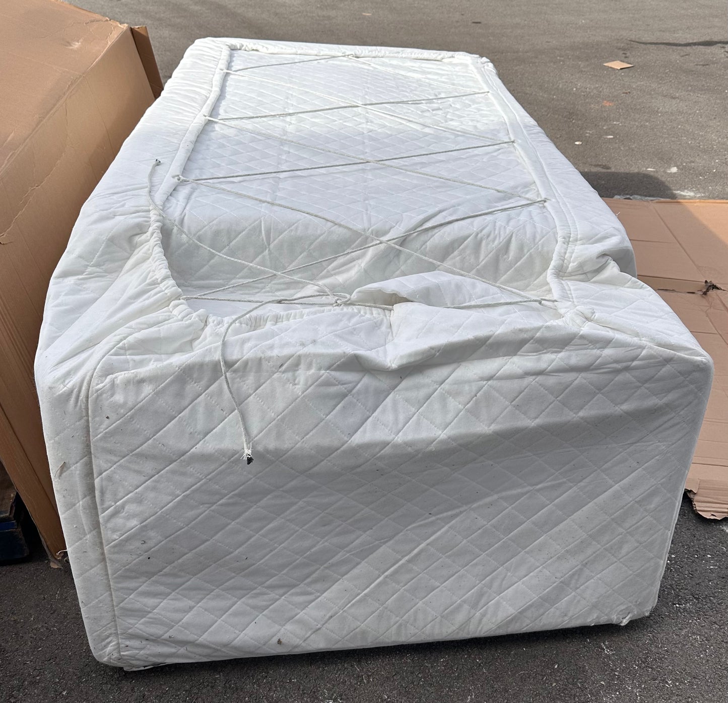 Acanva Luxury Modern Modular L-Shape Sectional Sofa Set, 3 Seat Upholstered Couch with Chaise Lounge for Living Room Bedroom Apartment,Light Cream (L1097)