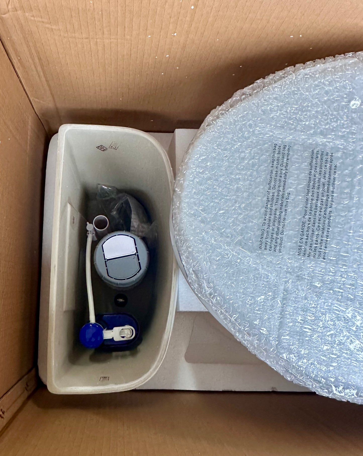 2-piece Elongated Tall Toilet 21 in. Dual Flush 1.1/1.6 GPF, Comfortable Toilet Height in Gloss White for Bathroom (B1119)