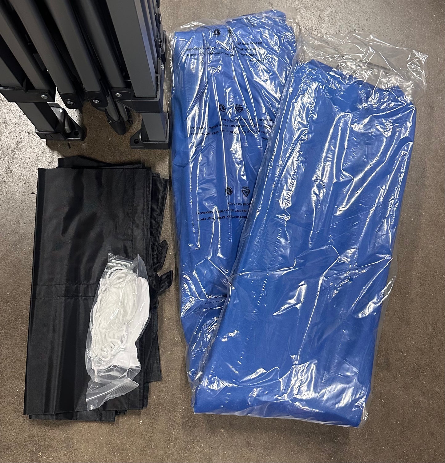 12’x12’ Pop Up Canopy, Easy and Portable Outdoor Canopy, Instant Tent, with Wheeled Carry Bag & 4 Sandbags for Home, Party & Outdoor Activities, Blue (CP12)