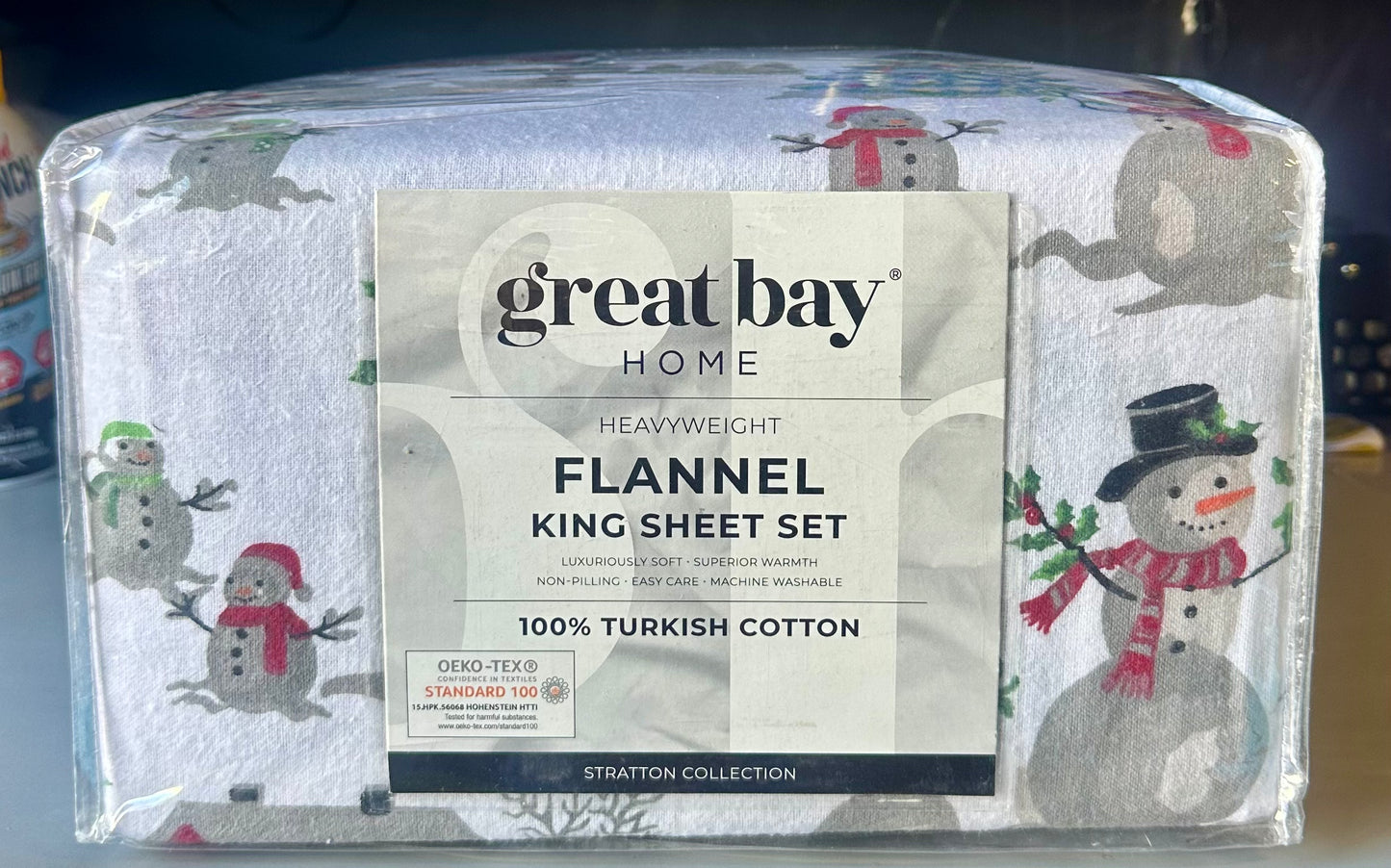 King Size Turkish Cotton Flannel Sheet Set - Stratton Collection
