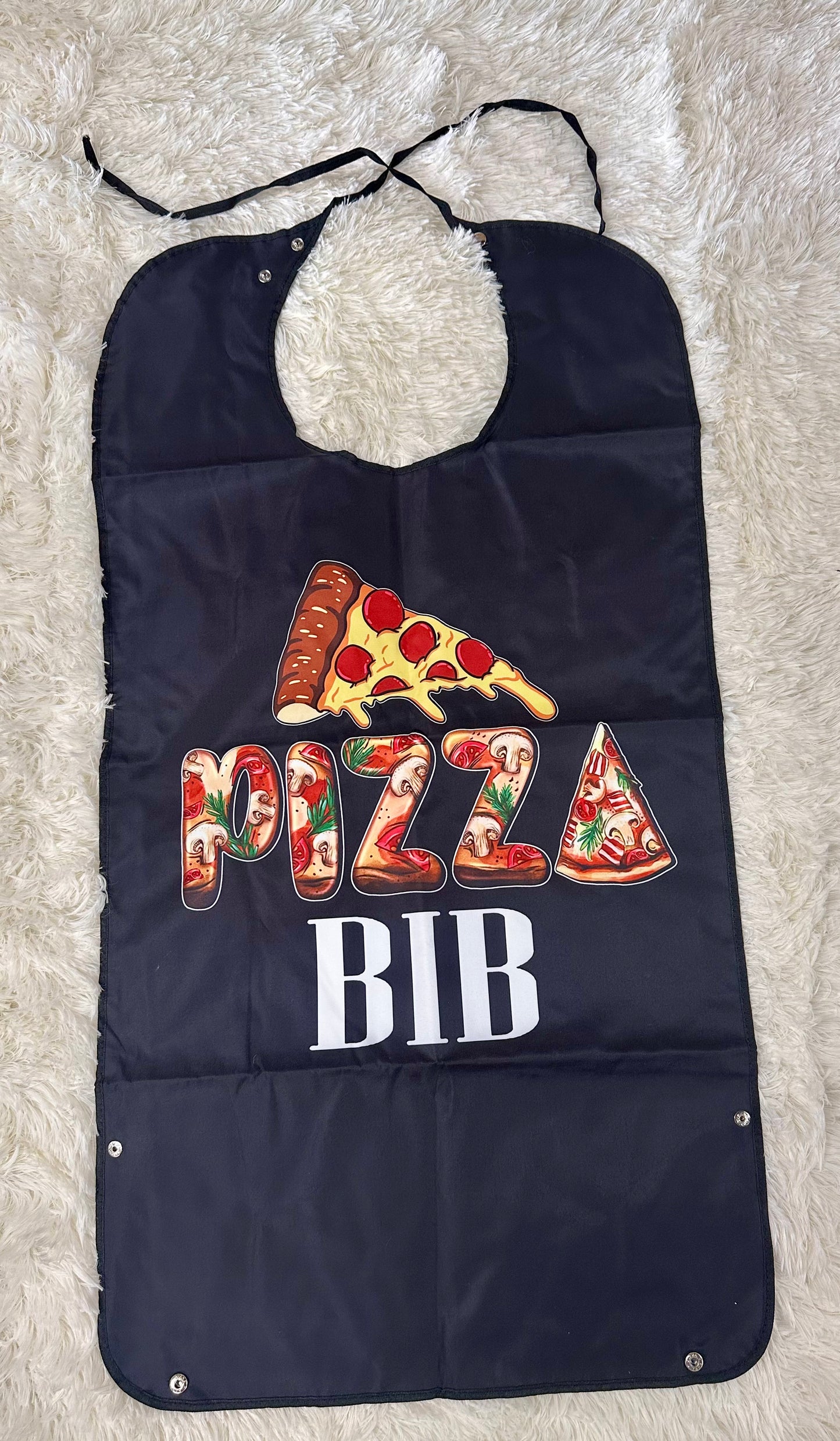 Adult Novelty Bib With Crumb Catcher Adjustable Clothing Protector (One Size)