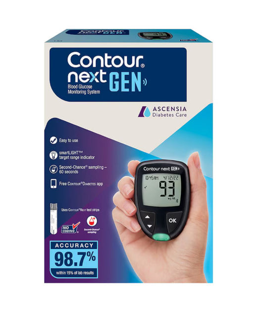 CONTOUR NEXT GEN Blood Glucose Monitoring System Meeter, 10 Strips Value Pack