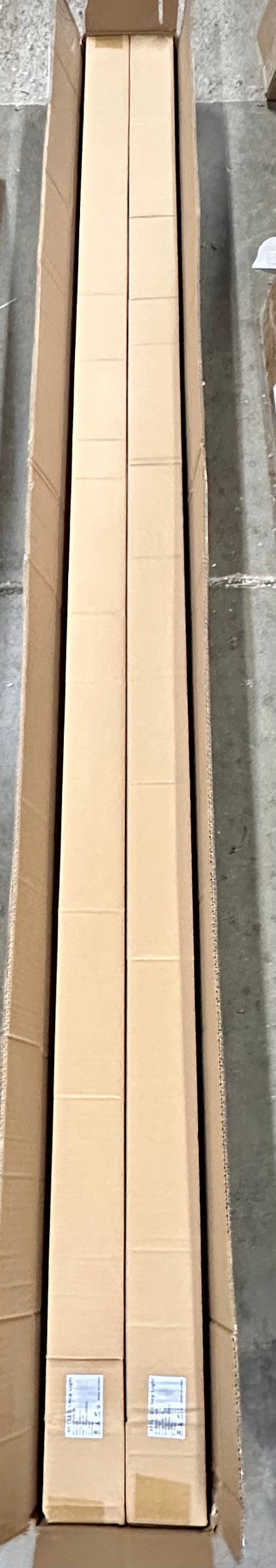 8FT LED Linear Strip Light Fixtures, Commercial 8’ LED Shop Lights 80W 5000K, Linkable Linear Lighting for Workshop, Garage, Warehouse, Flush Mount, 0-10V Dimmable, Hardwired, 2 Pack (G918)