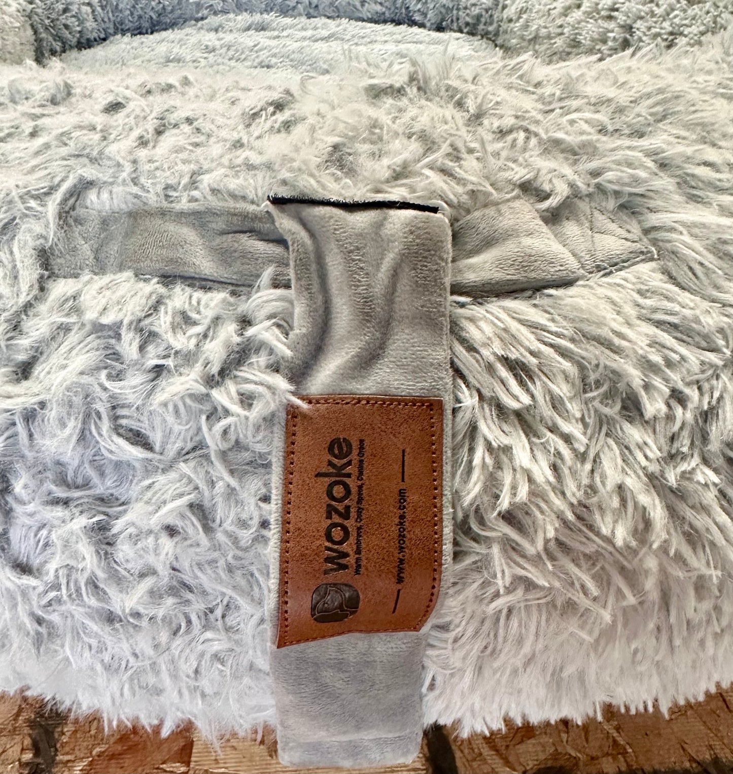 Human Dog Bed for People and Pets, Extra Large - Bean Bag Adult Size Giant Sized for Waterproof and Washable Anti-Slip Grey 74"x50"x12" (Light Grey) (R668)