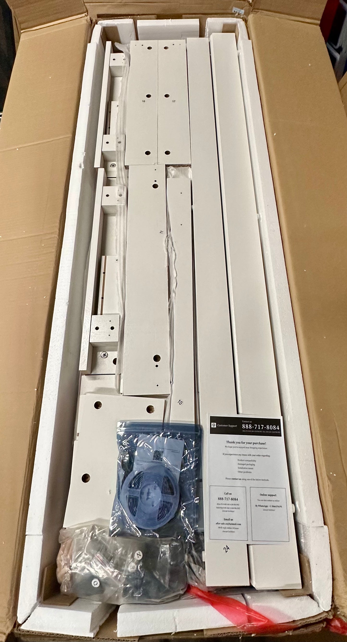 YITAHOME LED Farmhouse TV Stand for 75 Inch w/Outlets, Modern Entertainment Center with Glass Doors and Adjustable Storage Shelves, Media Console TV Cabinet for for Living Room, White/Black (L1064)