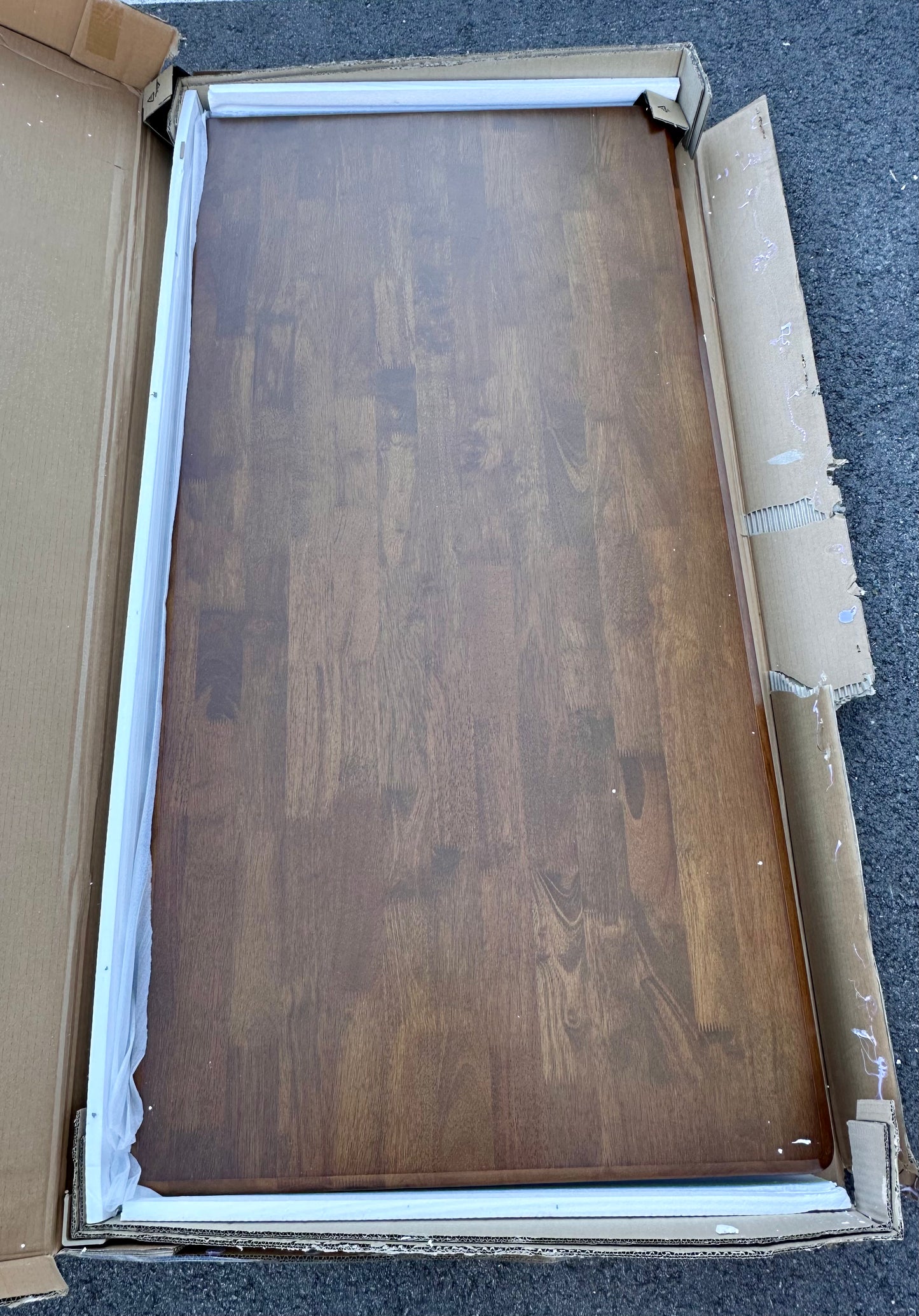 Bush Furniture Rectangular Dining Table, 67 inch Squire Trestle, Farmhouse Decor, Sterling Collection, Dark Brown (L1091)