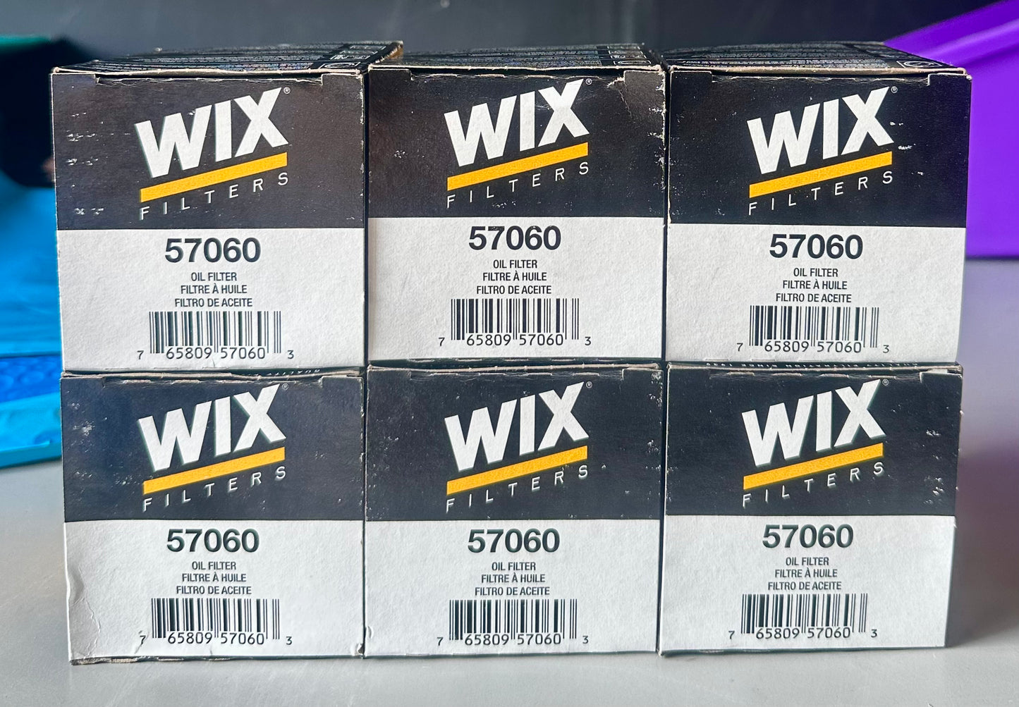 6 Pack - WIX 57060 Oil Filter Replacement, Built for Synthetic and High Mileage Oil - Compatible With Various Buick, Chevrolet, GM, Hummer, Saturn, Saab, Dodge, Chrysler, Jeep (07-19), Alfa Romeo