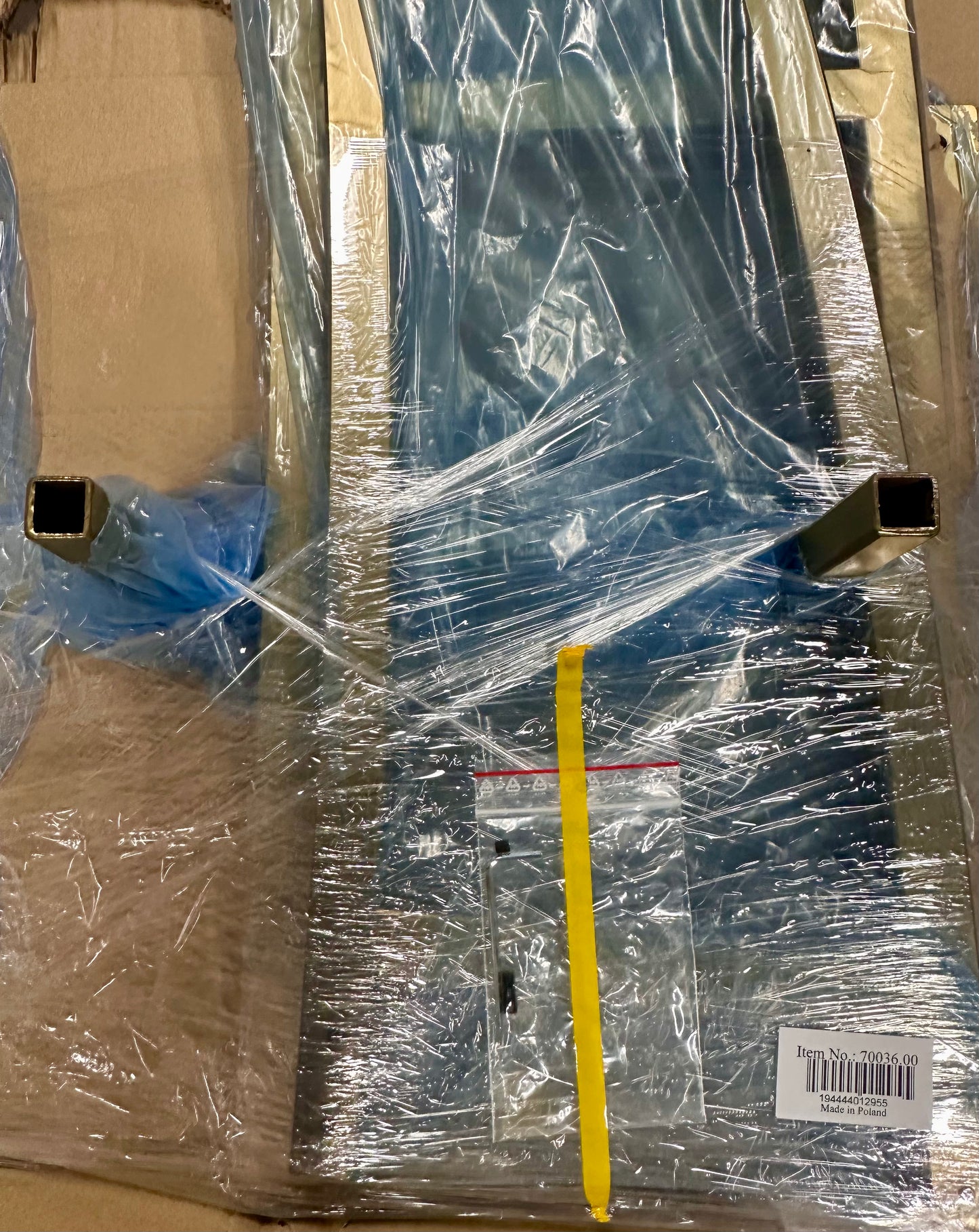 Arpeggio Stand 37.75" X 1" X 93.5”, Gold (L1191)