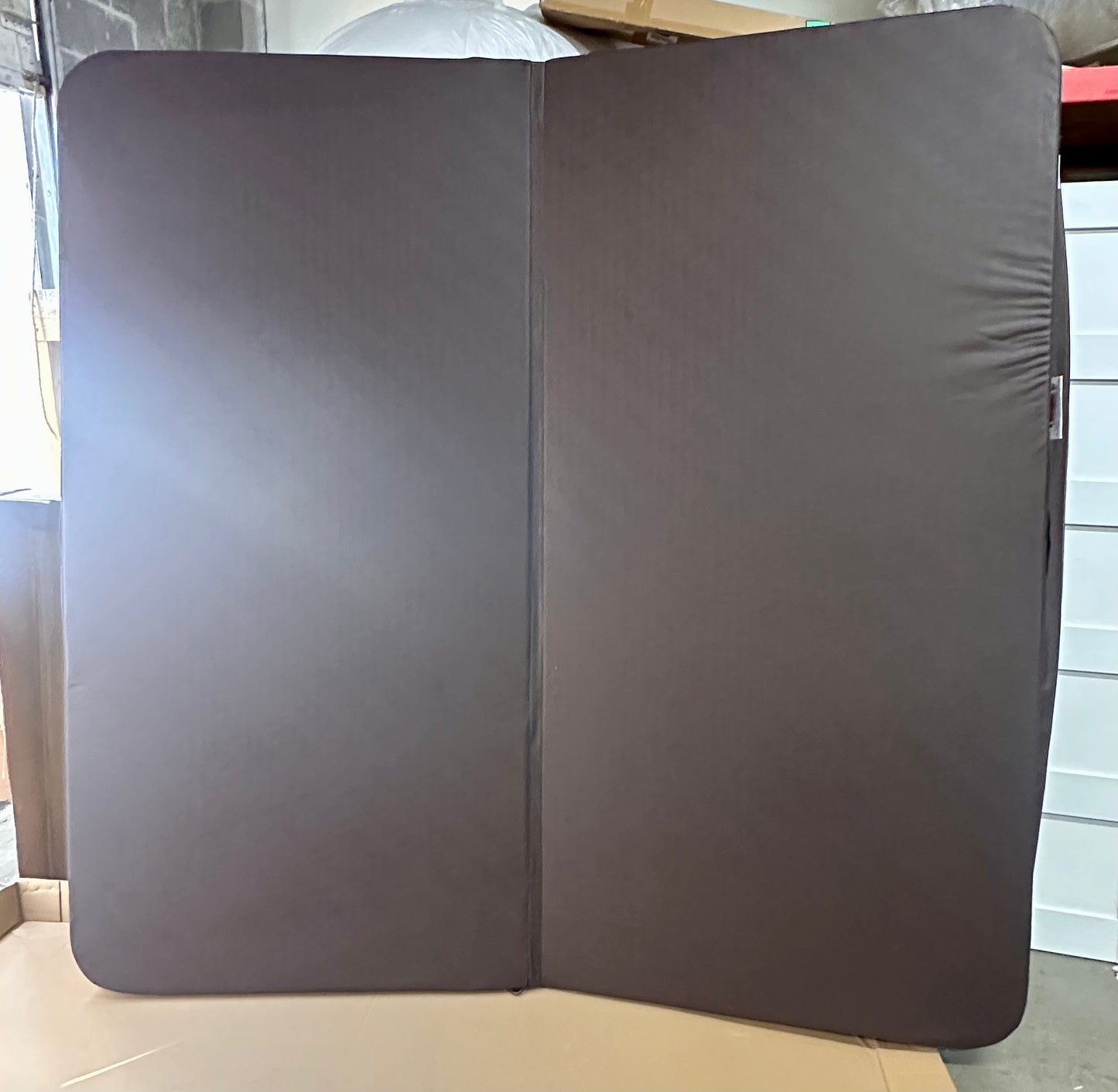 The Cover Guy Hot Tub Cover | Replacement Spa Covers with UV Protected Vinyl + High Density Foam | Energy-Saving Cover for All Climates | Fits Square Tubs with 92-94" Sides and 6" Corners | Espresso (R728)