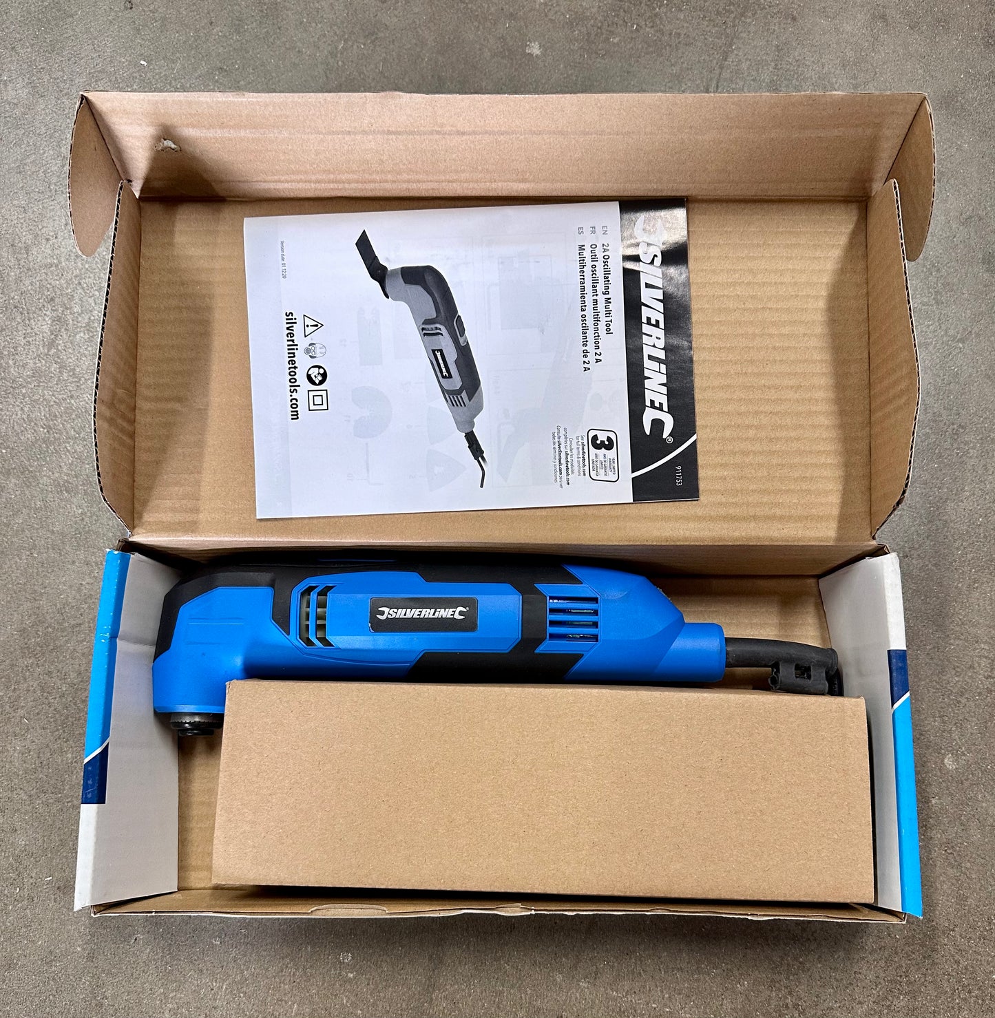 Silverline 2A Oscillating Multi-Tool, Corded, **NEW IN BOX