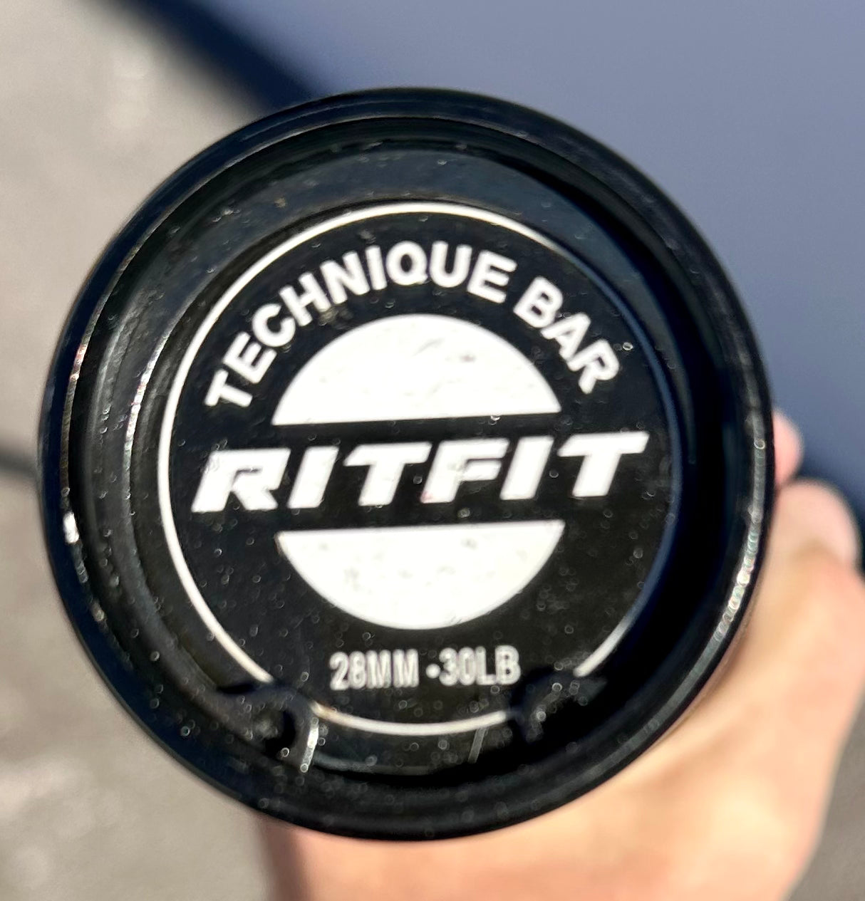 RITFIT Olympic Barbell 6ft - 2 Inch Weight Bar for Strength Training, Weightlifting, Squat, Deadlift, Bench Press, Curl, Overhead Press - 350lbs/500lbs Capacity (W546)