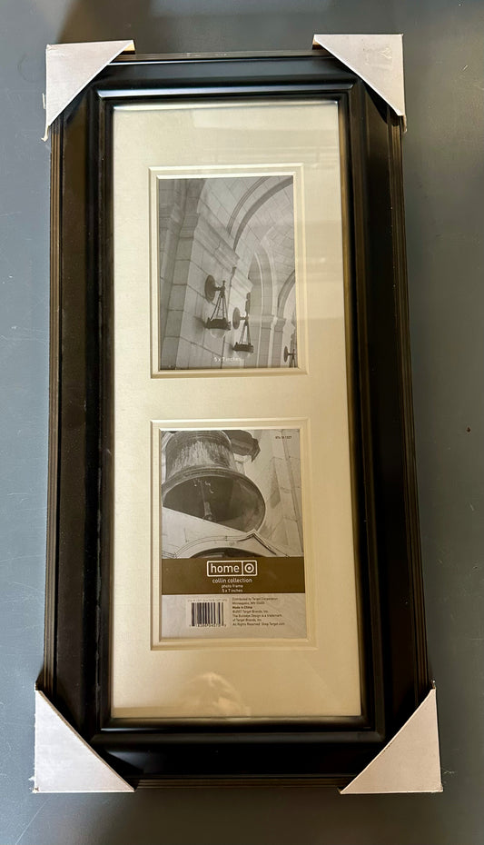 Collage Picture Frame, Target Home, Collin Collection, with two 5”x7” Matted Openings