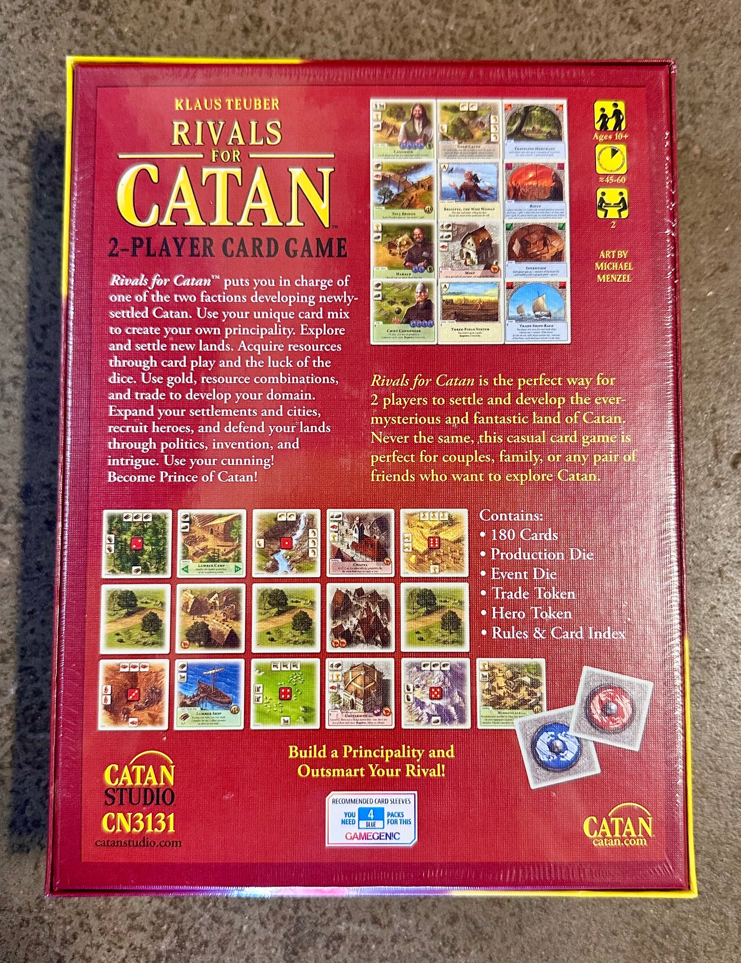 CATAN Rivals for CATAN Card Game - Build, Trade and Conquer! Strategy Game, Family Fun for Kids and Adults, Ages 10+, 2 Players, 45-60 Minute Playtime