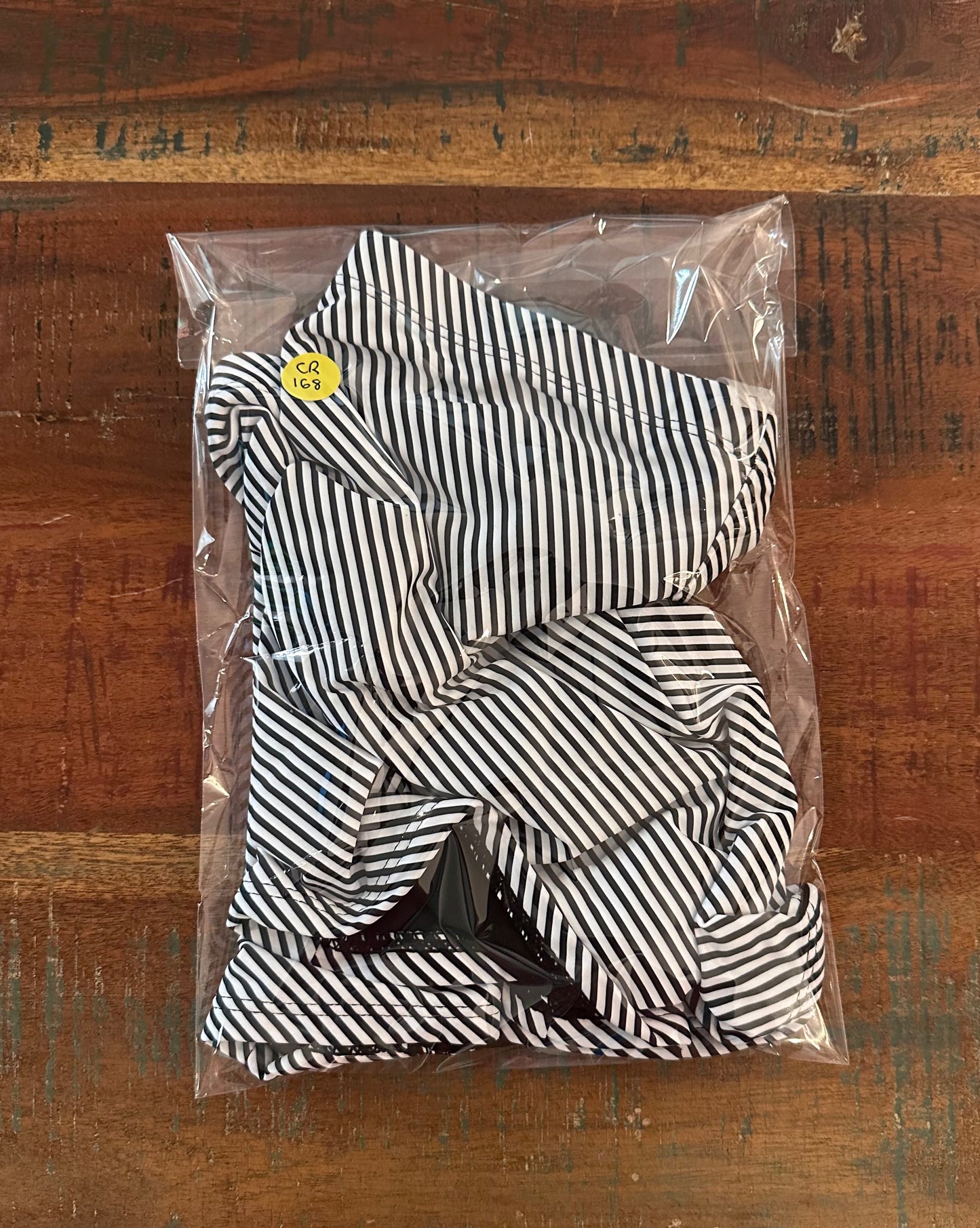 Women’s Striped Mini Shorts (Size Large)