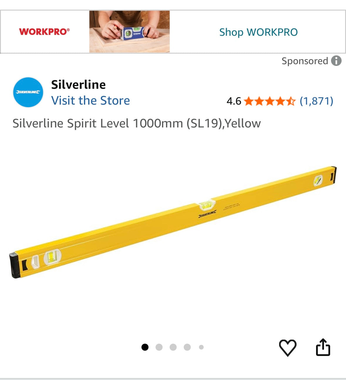 48” Magnetic Spirit Level with 45°/90°/180°Bubble Vials, Aluminum Spirit Level, Shockproof End Cap, for Construction