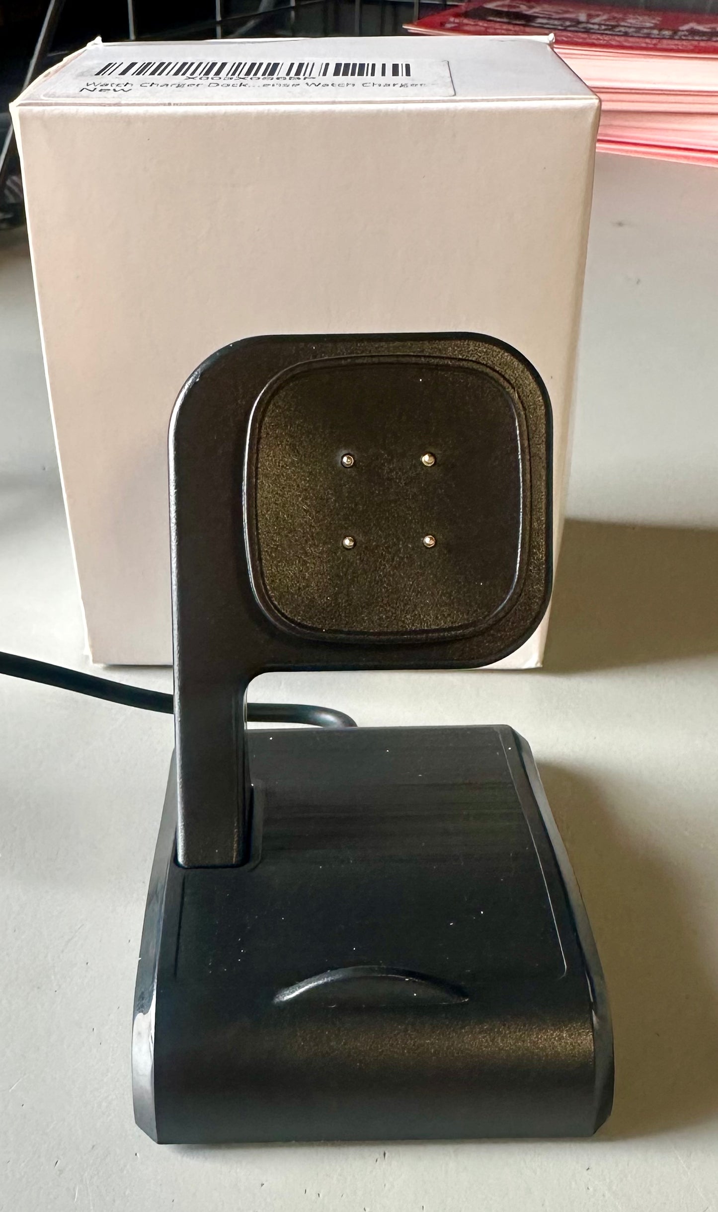 Charger Stand for Fitbit Versa 4/Versa 3/Sense 2/Sense Smart Watch Replacment Charging Dock with 3.3ft USB Cable Cord for Fitbit Versa 4/3, Sense 2/1