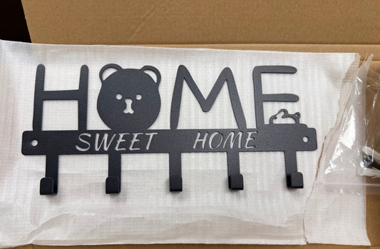 Home Sweet Home Metal Key Holder