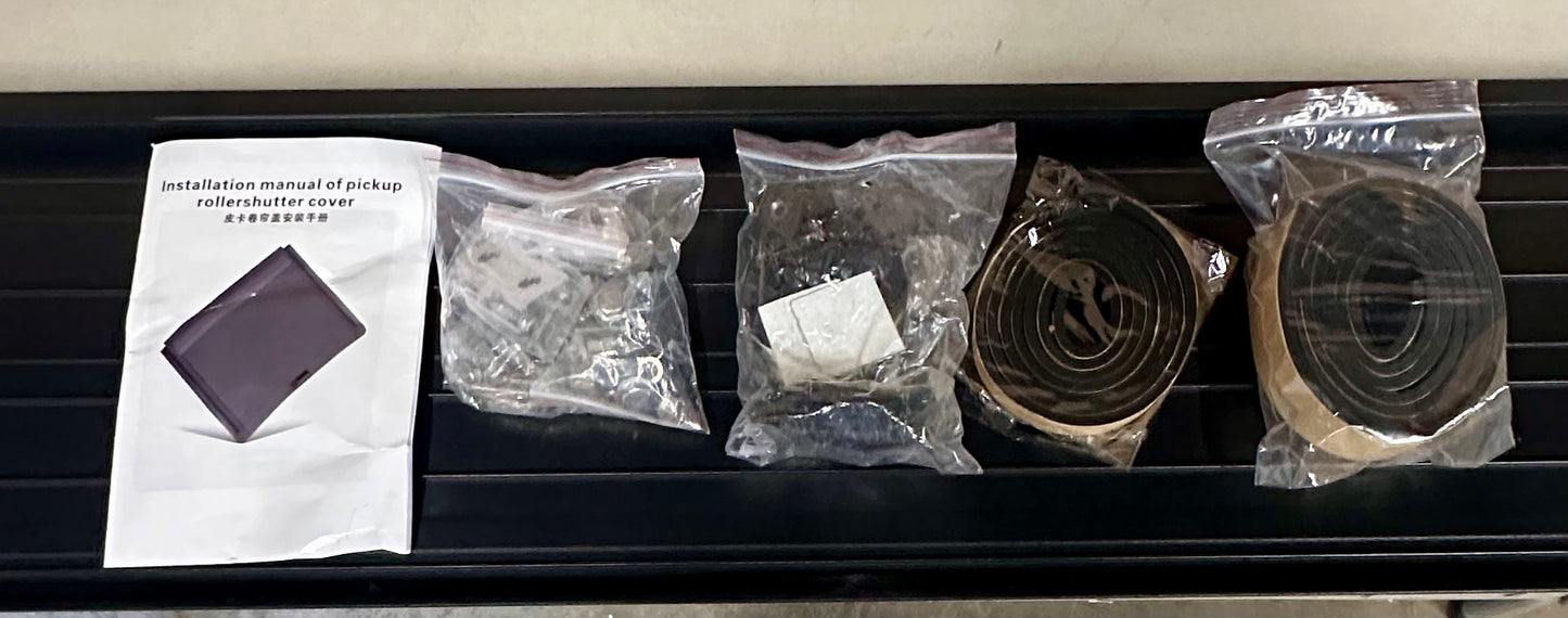 Retractable Hard Tonneau Cover Fits 2015-2023 Toyota Tacoma 5 Ft Truck Bed (60'') w/OE Track System (5 FT) (G1043)