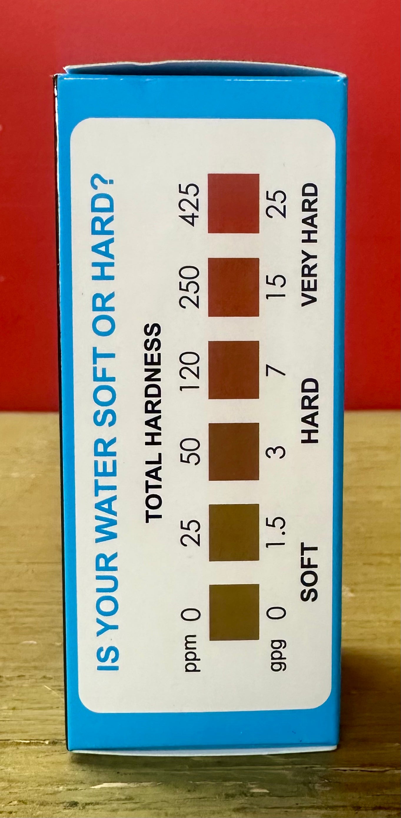 Water Hardness Test Strips for Home Water - 150 Strips Kit Includes 150 water hardness test strips for tap, well and softened water with fast results and an easy color chart.