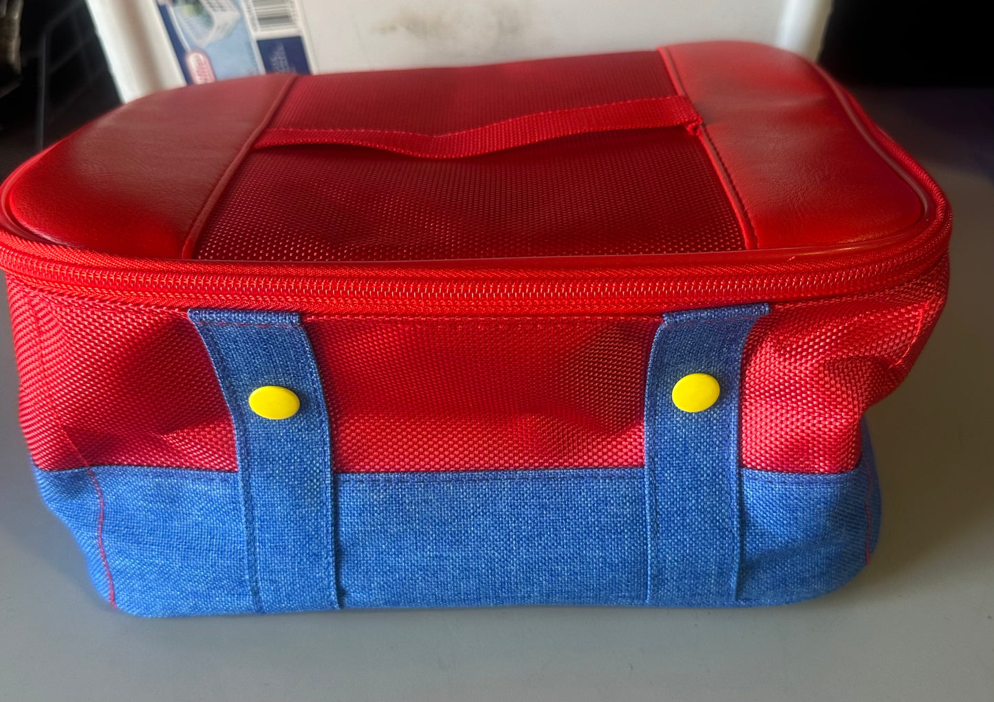 Switch Carry Case for Nintendo Switch/Lite/OLED, Portable Soft Shell Waterproof Protective Storage Travel Carrying Case Messenger Bag Oxford for NS, SD, Console, Dock, Accessories