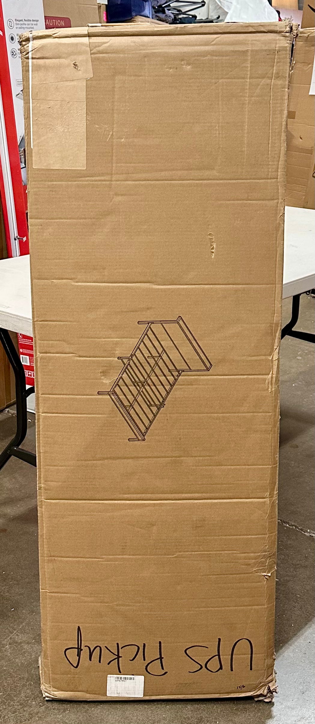 Full Size Bed Frame with Headboard, Platform Bed Frame with Reinforced Steel, Strong Slats Support/No Box Spring Needed, Black and Rustic Brown (B1208)