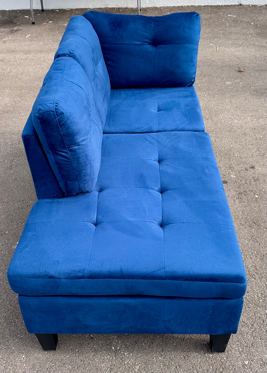 Part of Sectional Sofa, Ink Blue (L1098)