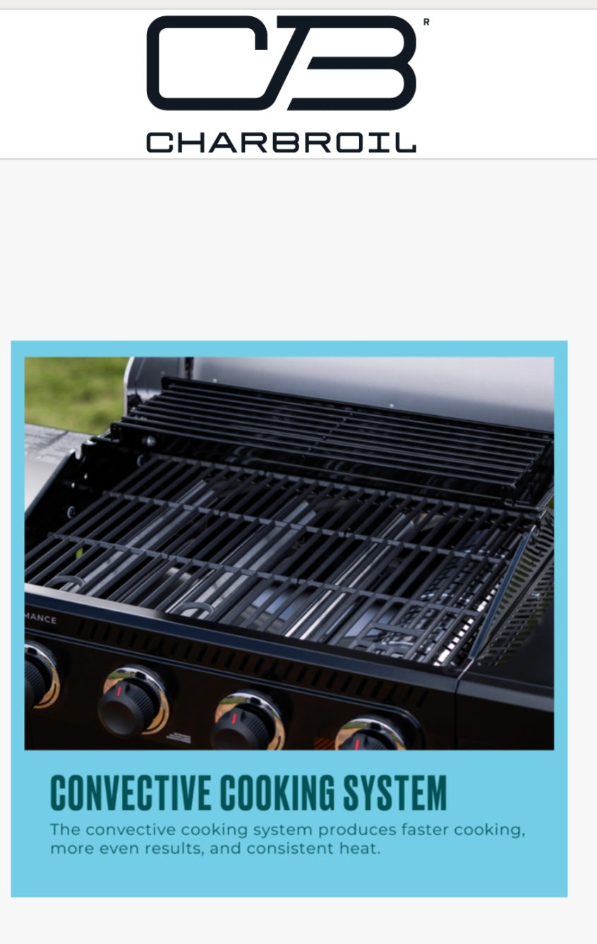 Charbroil Performance Series 4-Burner Gas Grill Cabinet, Black (R683)