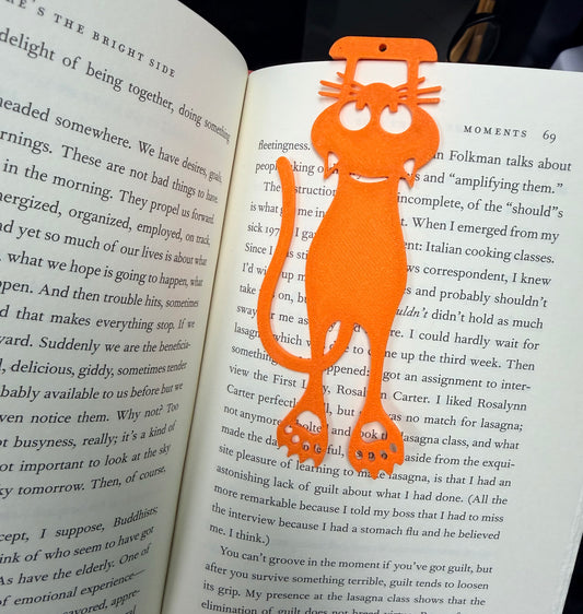 4PCS Cat Bookmarks Cute Black Cat Book Markers Cat Lover Gifts