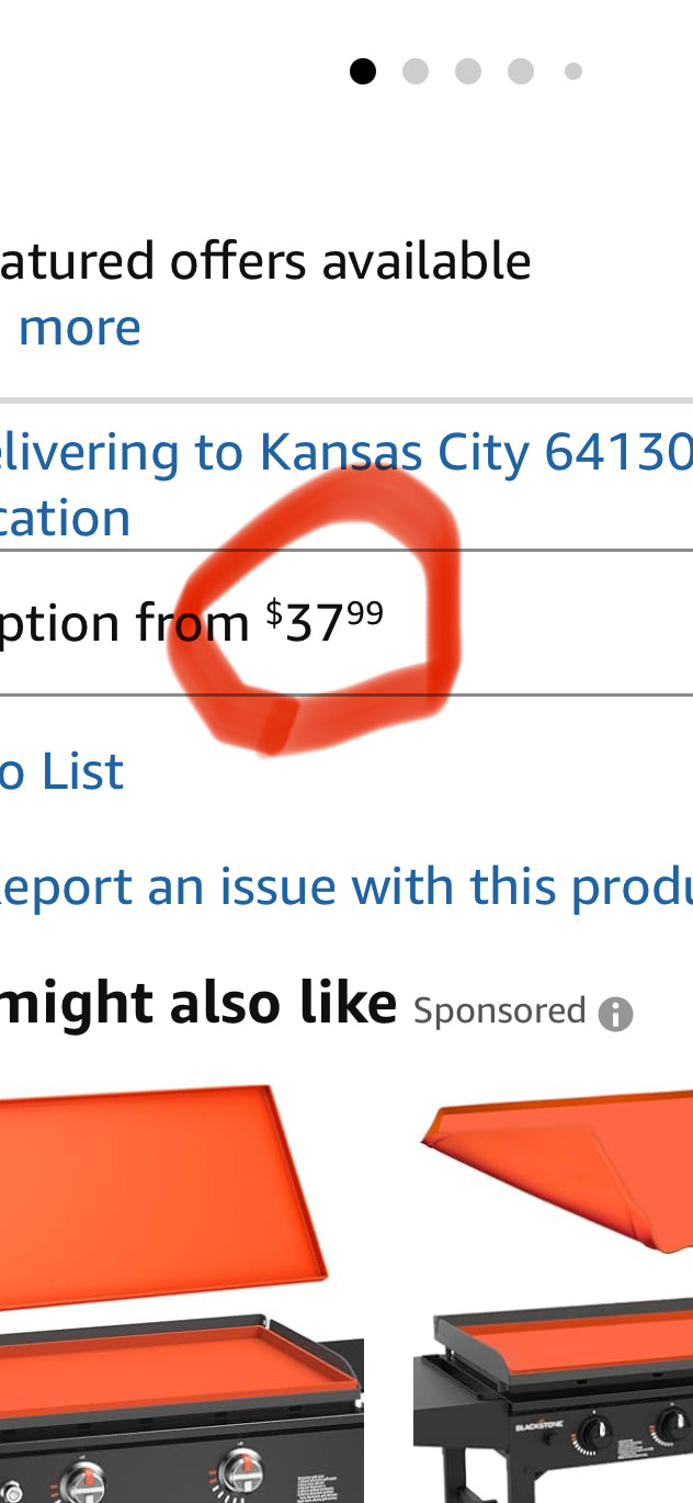36" Griddle Mat Silicone for Blackstone, Magnetic Protective Top Covers for Blackstone Protector Outdoor, Protective Cover For Blackstone 36 Inch Griddle With Strong Magnets - Navy Blue