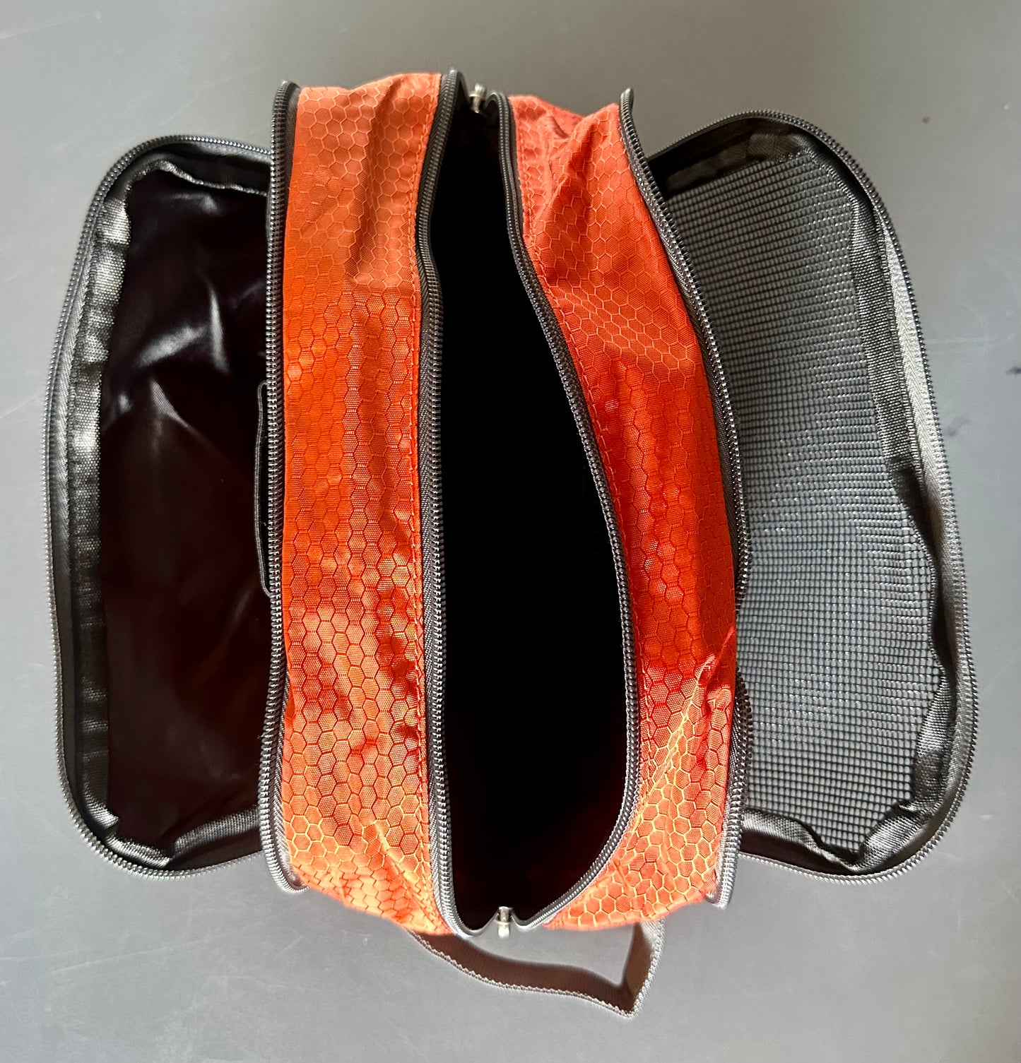 Gonex Travel Toiletry Bag Nylon, Shaving Bag Toiletry Organizer Orange