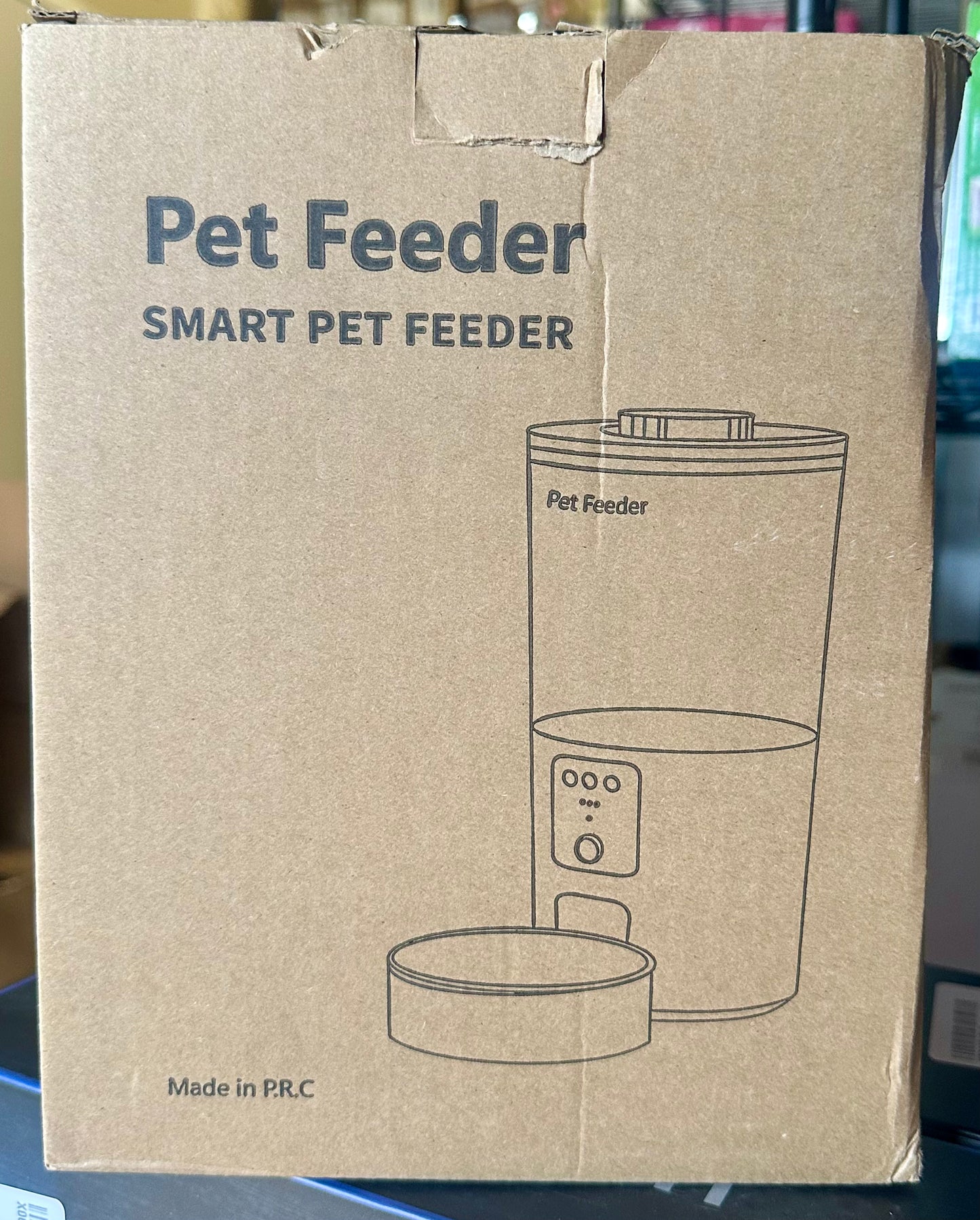 Automatic Cat Feeder with 2K Camera and Smart App, 6L Smart Pet Food Dispenser for Cats/Dogs, Timed Auto Control Meals, 2.4G / 5G WiFi, Auto Pet Feeder for Cats and Dogs, Easy Clean