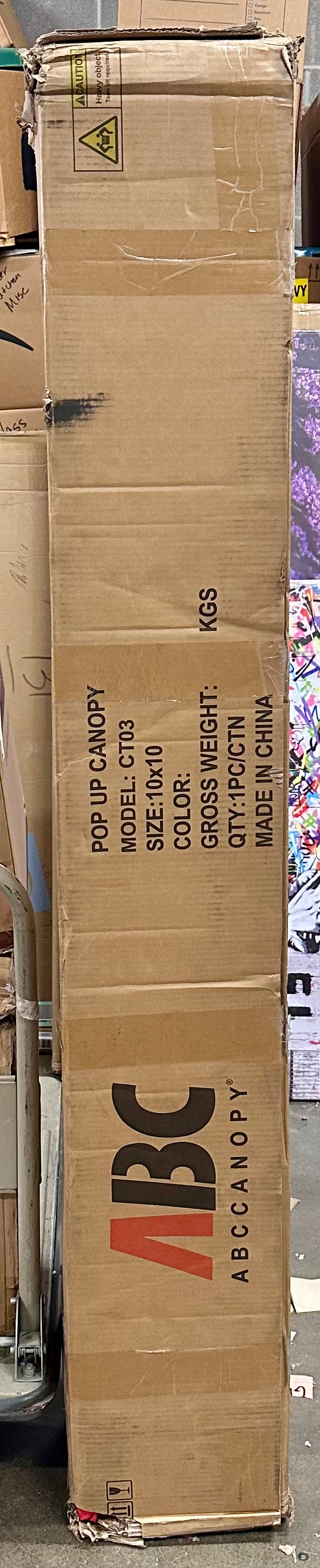 ABCCANOPY Ez Pop Up Canopy Tent with Sidewalls 10x10 Commercial -Series, Blue (CP9)