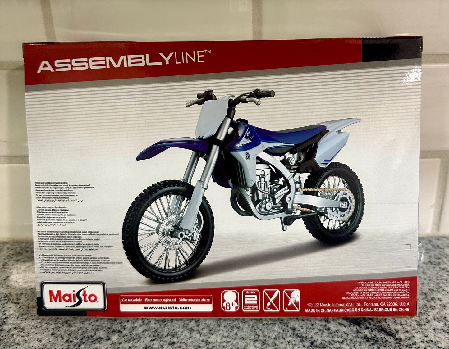 Maisto Lamborgihini 39195 YZ450 F Motorbike Yamaha YZ450F 1:12 Scale Mounting Kit