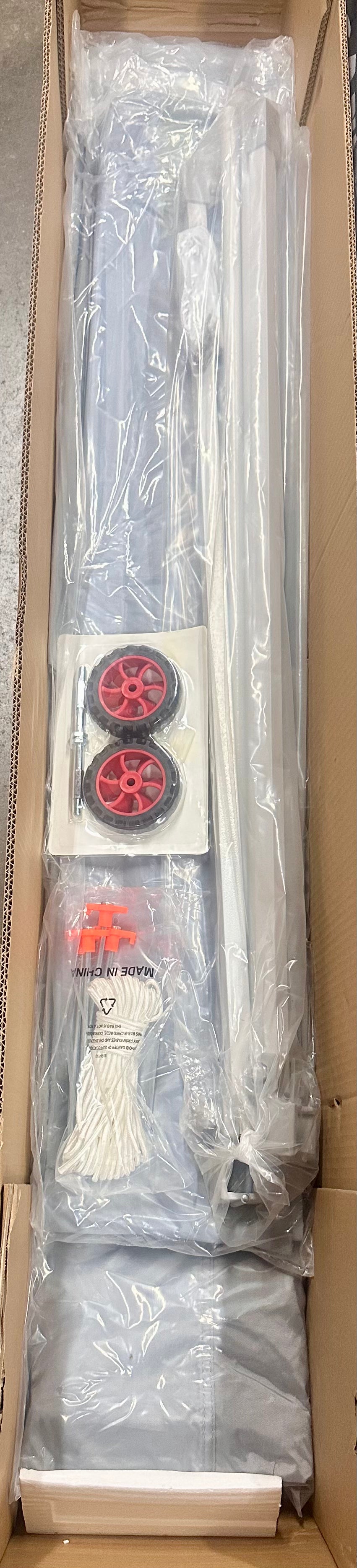 ABCCANOPY 10x10 Pop up Canopy Tent with Sidewalls - Easy up Canopies with Awning, Outdoor Tents for Parties, Market, Commercial Events,Grey (CP11)