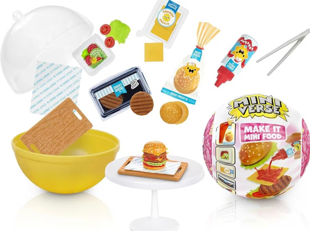 MGA Make it Mini Miniverse Diner Series 3 Cheeseburger
