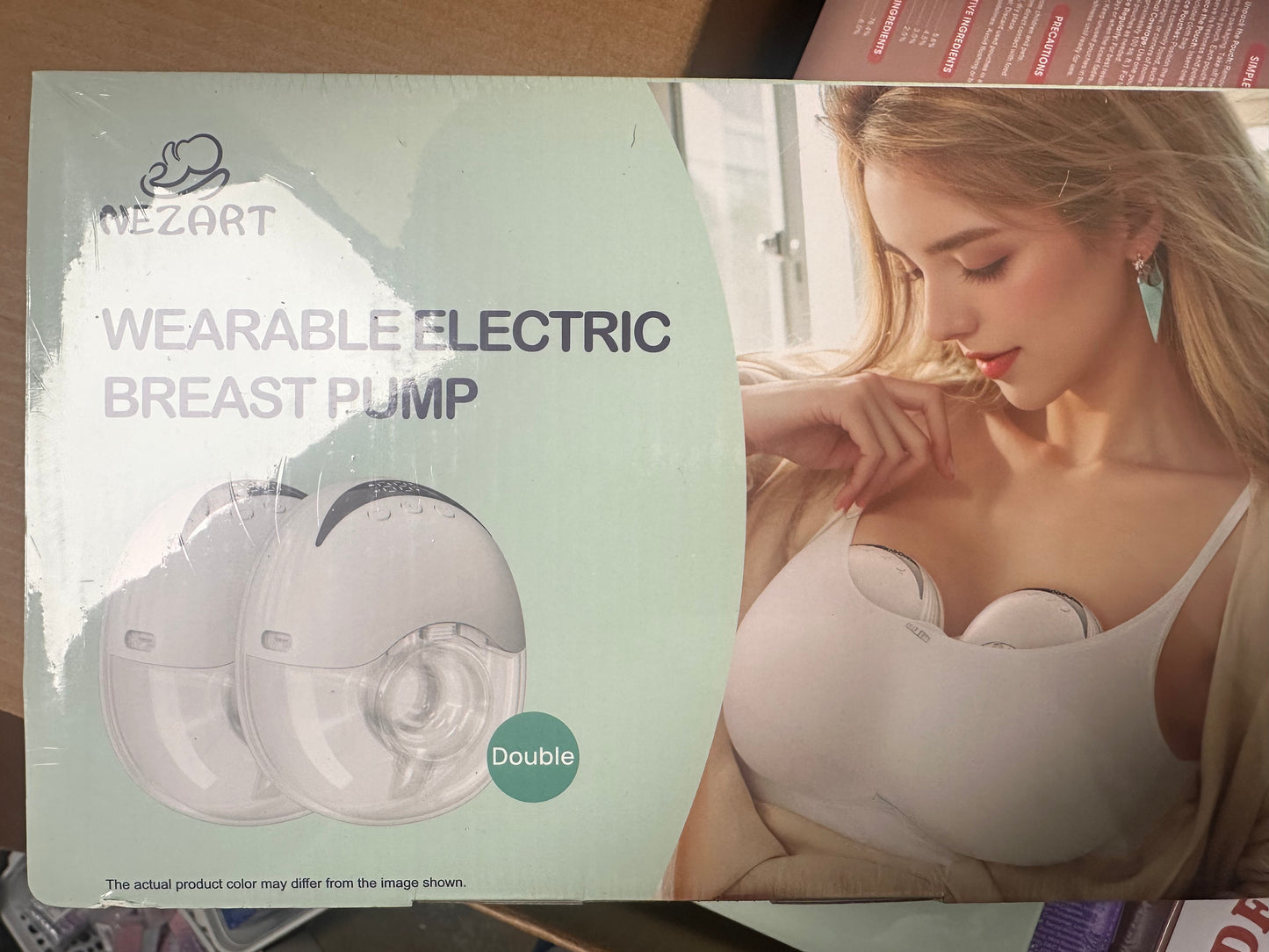 Electric Breast Pump Hands Free - Wearable Breastfeeding Pump, Wireless Breast Pump with Smart Display, Portable Breast Pump of 4 Modes &12 Levels, Low Noise, 19/21mm Flange, 2 Pack
