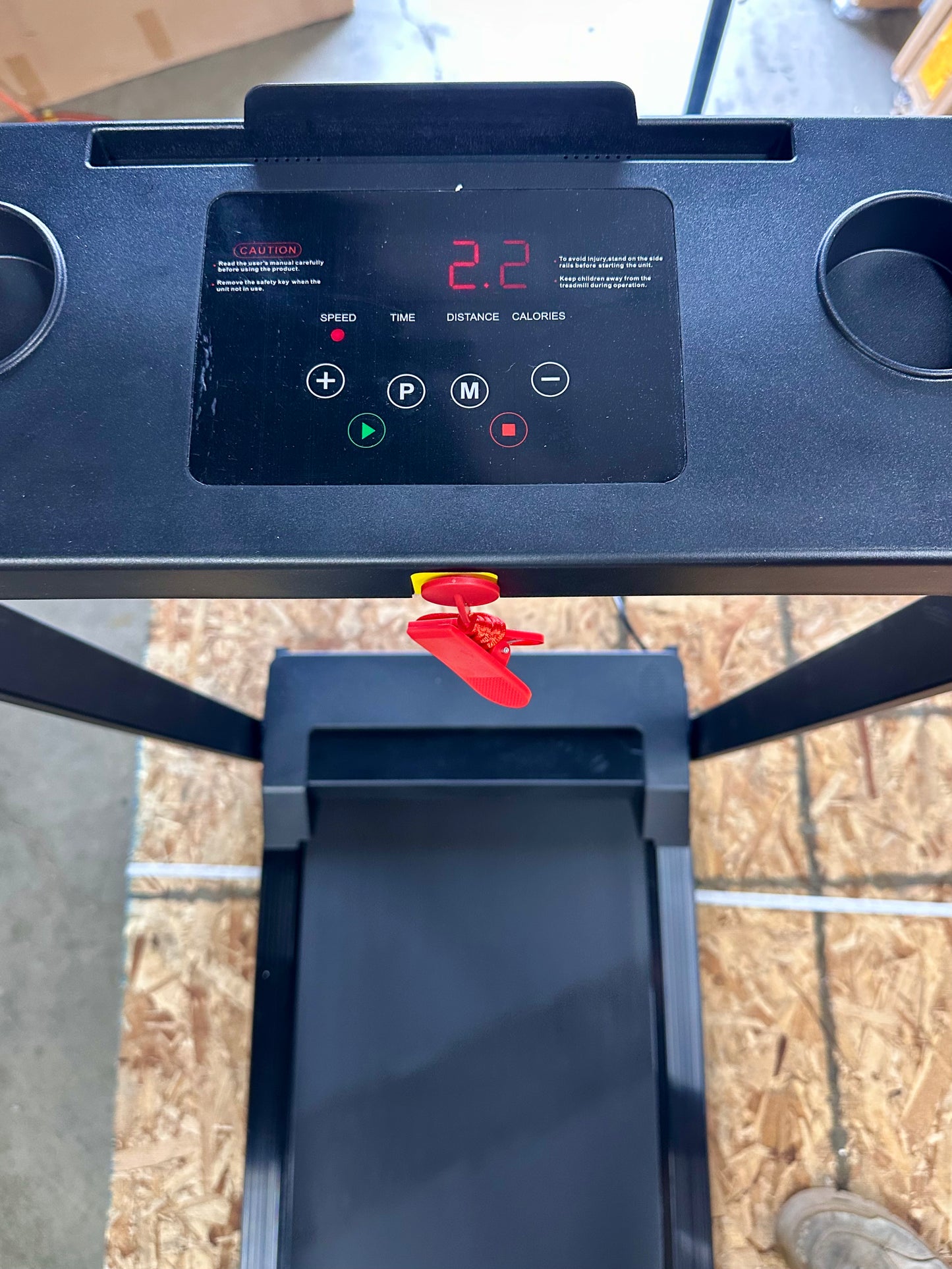 Treadmill with Handles, Upgraded Small Portable Treadmill for Home, 300 lbs Capacity,Walking Pad Treadmill,Lightweight Foldable Walking Pad with LED Display (W511)