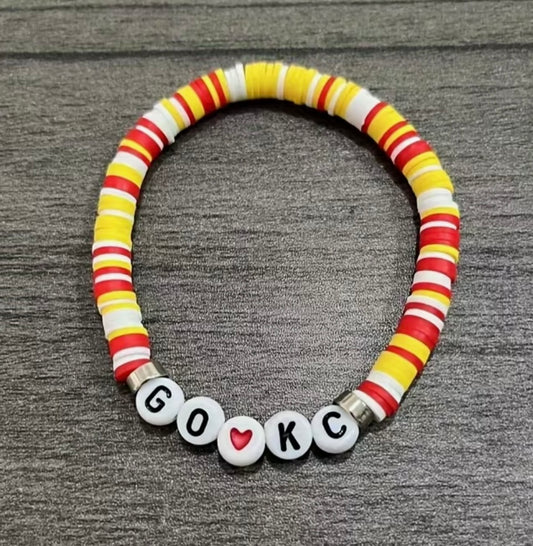GO KC Gameday Bracelet for Football Sports Fans