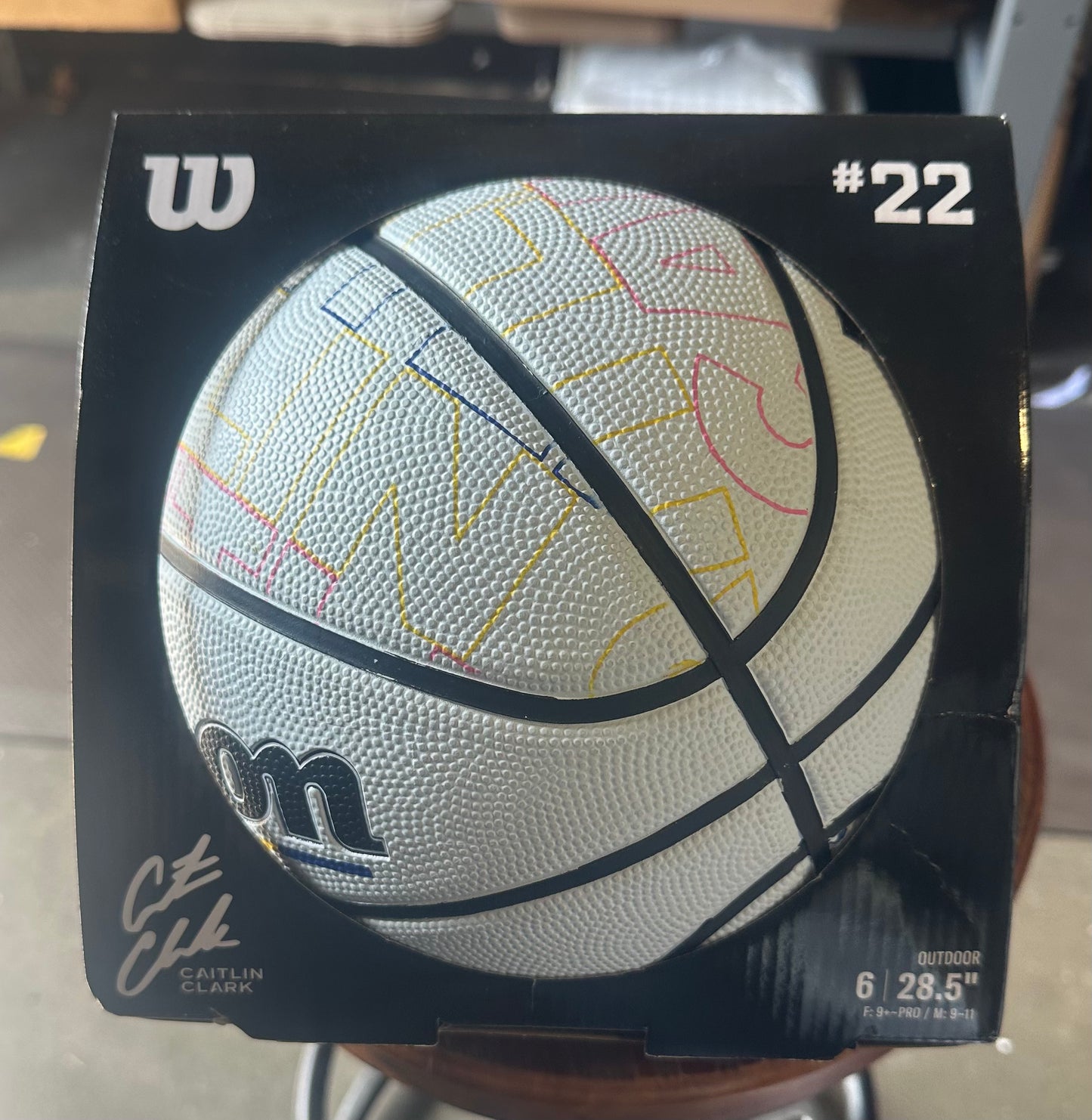Wilson Caitlin Clark Journey 28.5' Basketball Series - Mark your Mark: Composite Shell